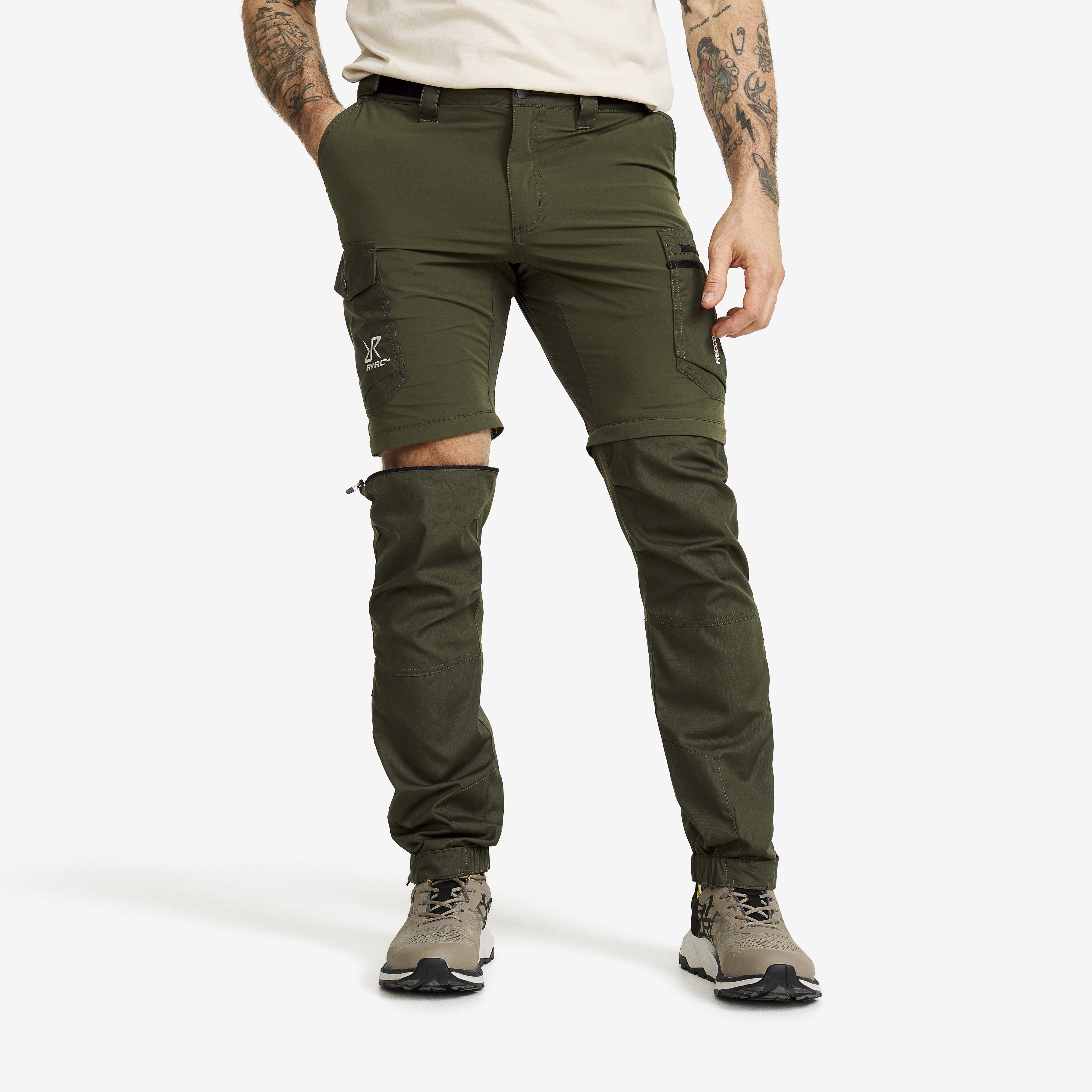 Rambler Lightweight Zip-off Pants Forest Night Herren