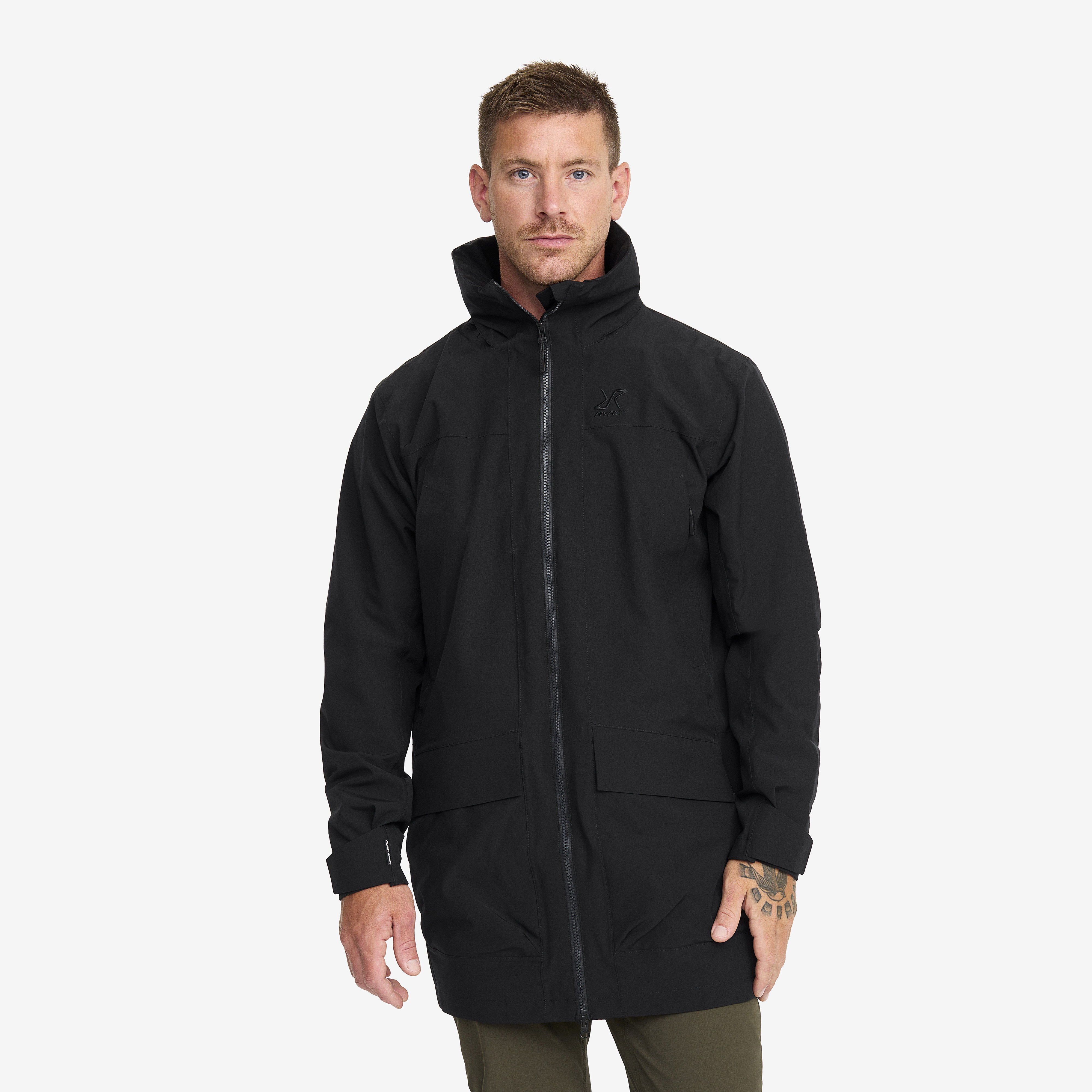 Nevis 2L Parka Herr Black, :L