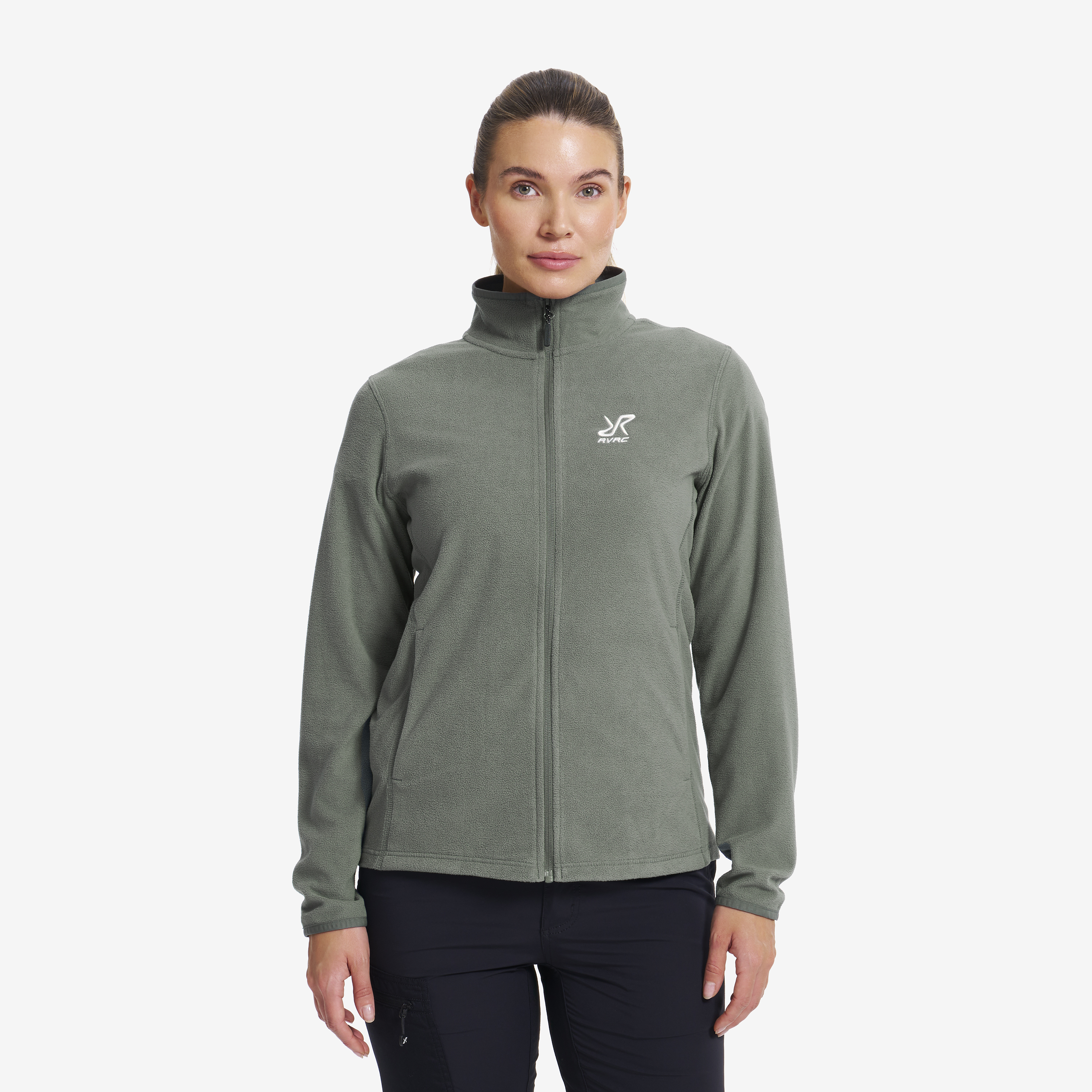 Hiker Full-zip Fleece Balsam Green Dame, 