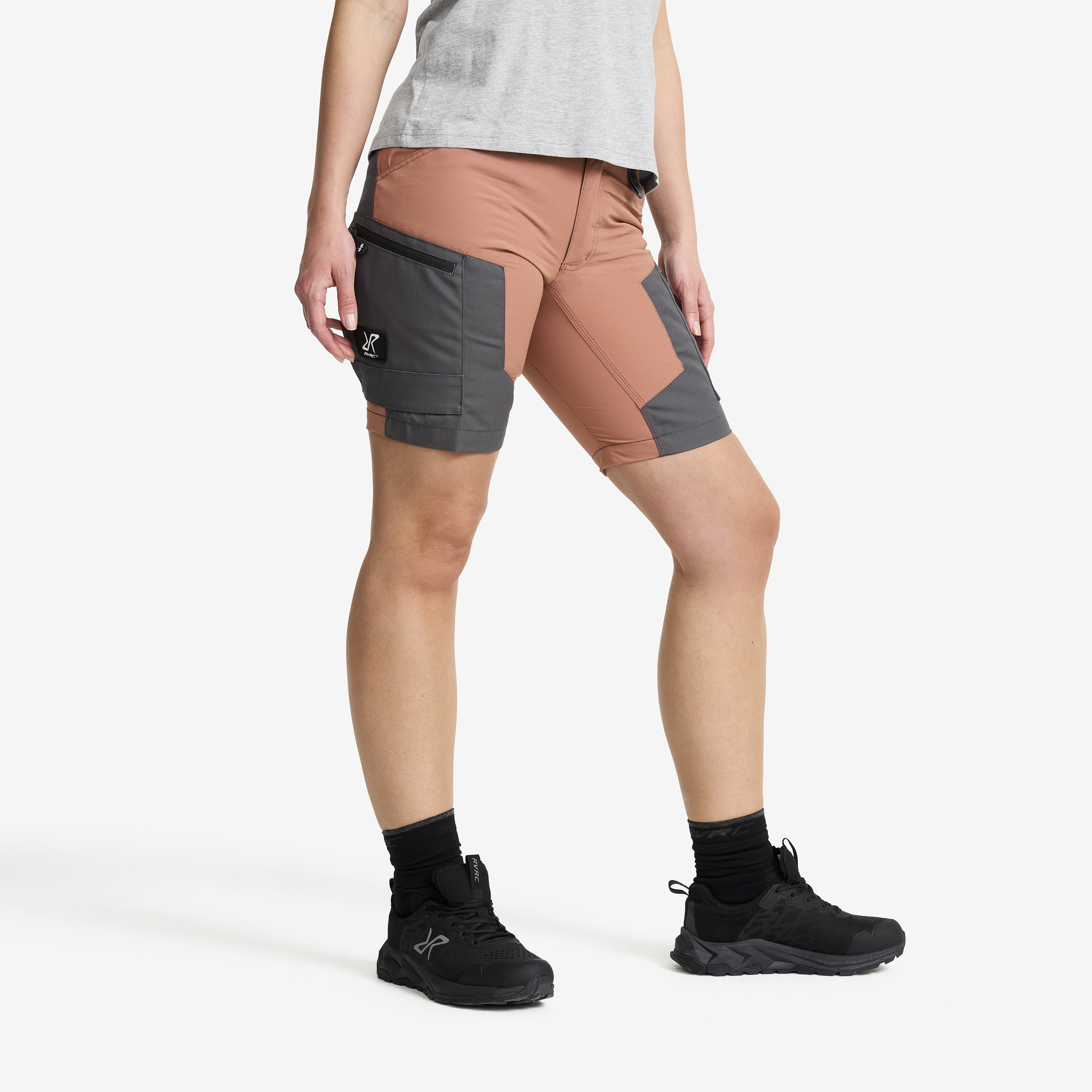 RVRC GP Shorts Dam Pink Wood/Magnet, :S