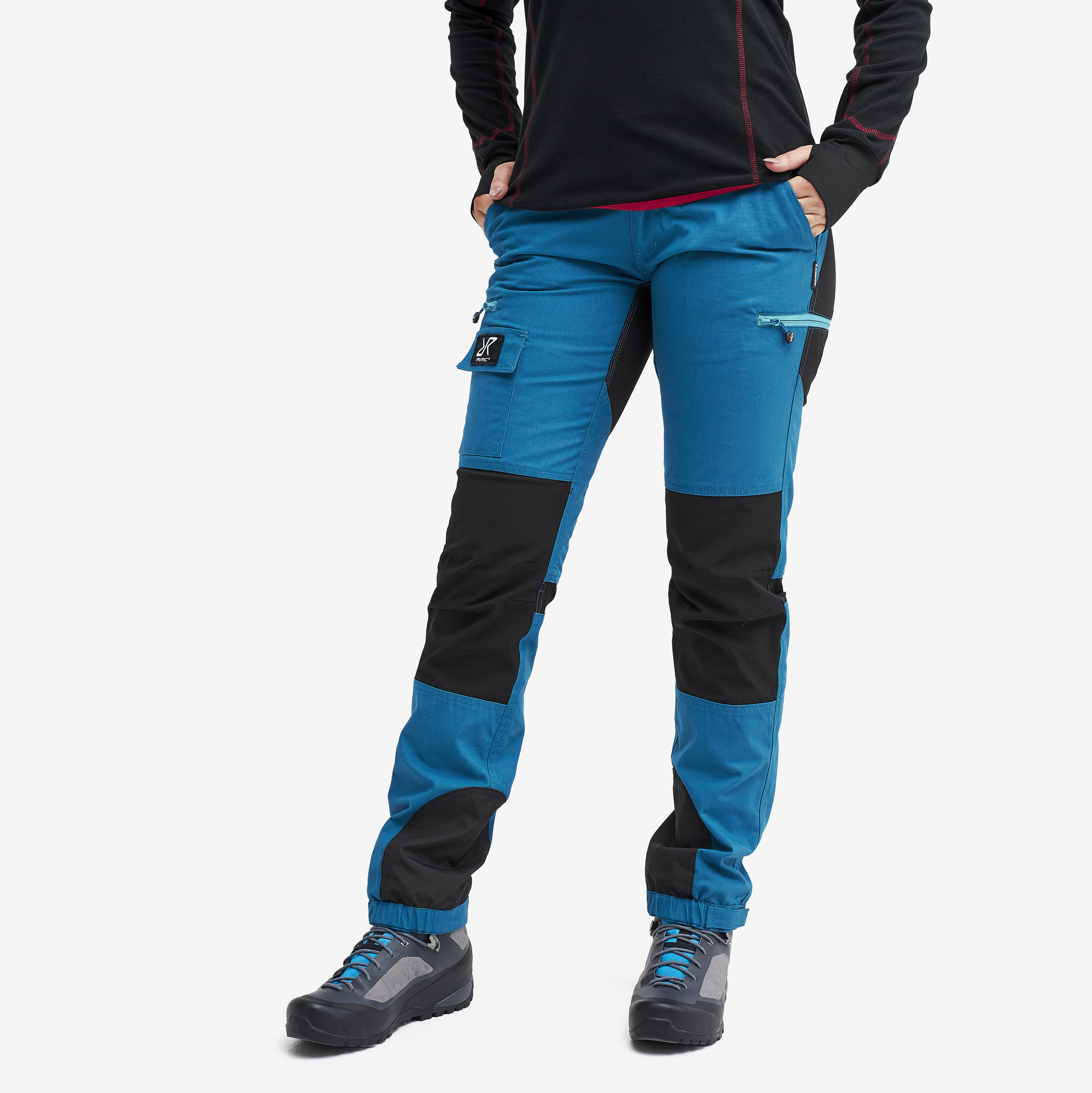 Nordwand walking trousers for women in blue