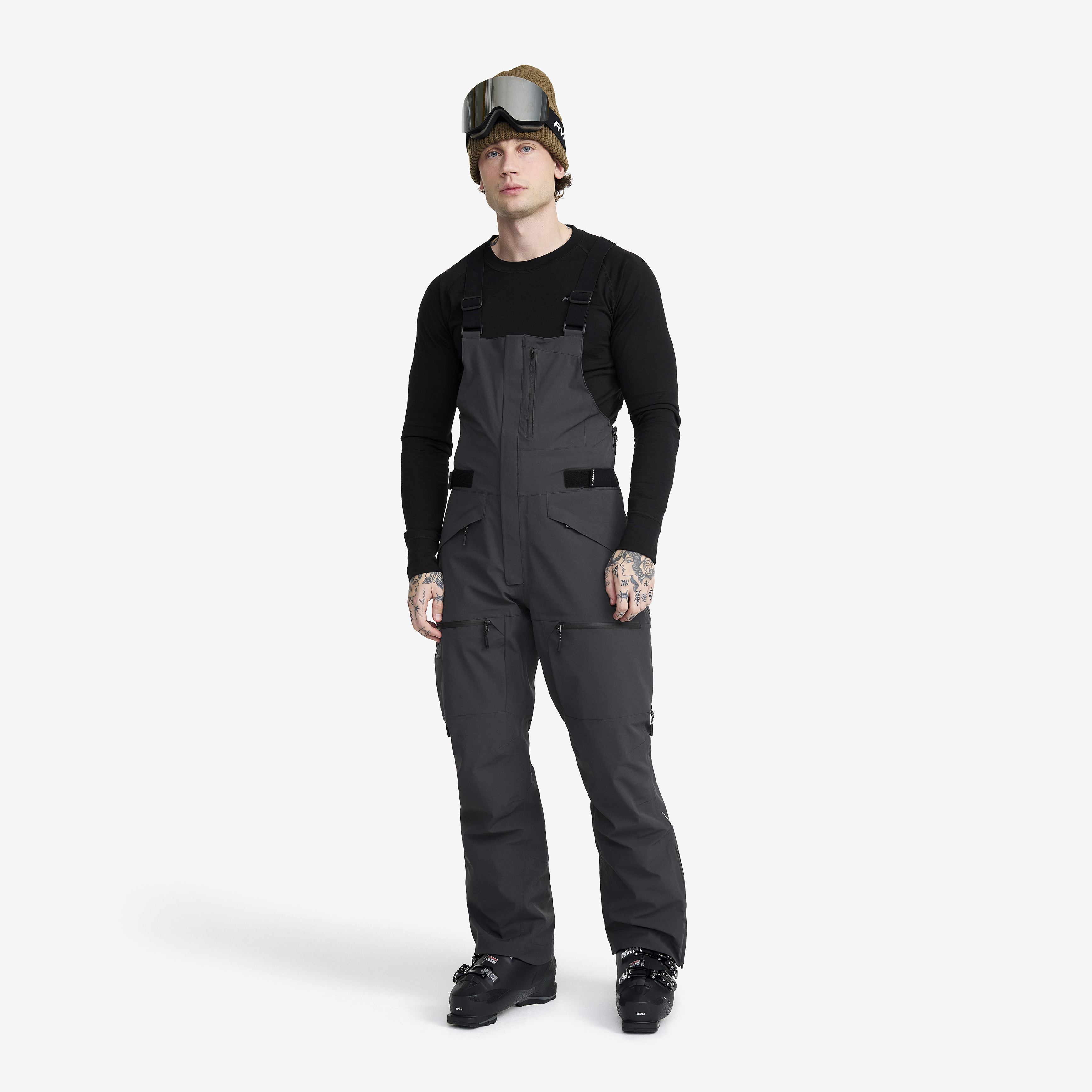 Atlas 3L Ski Bib Pants – Herr – Anthracite Storlek:XL – Vinterbyxor