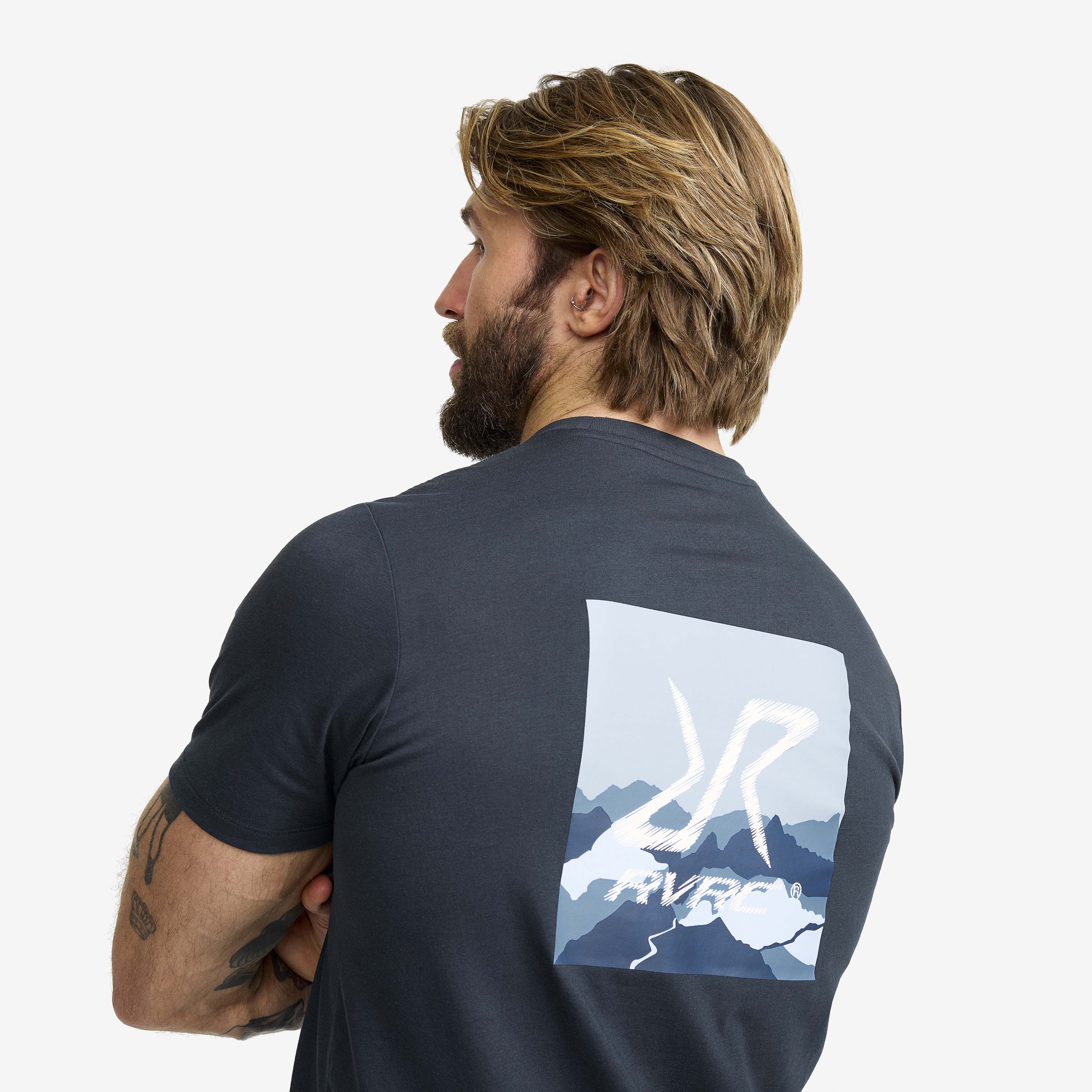 Easy Graphic T-shirt – Herr – Blueberry Storlek:XS – Herr > Tröjor > T-shirts