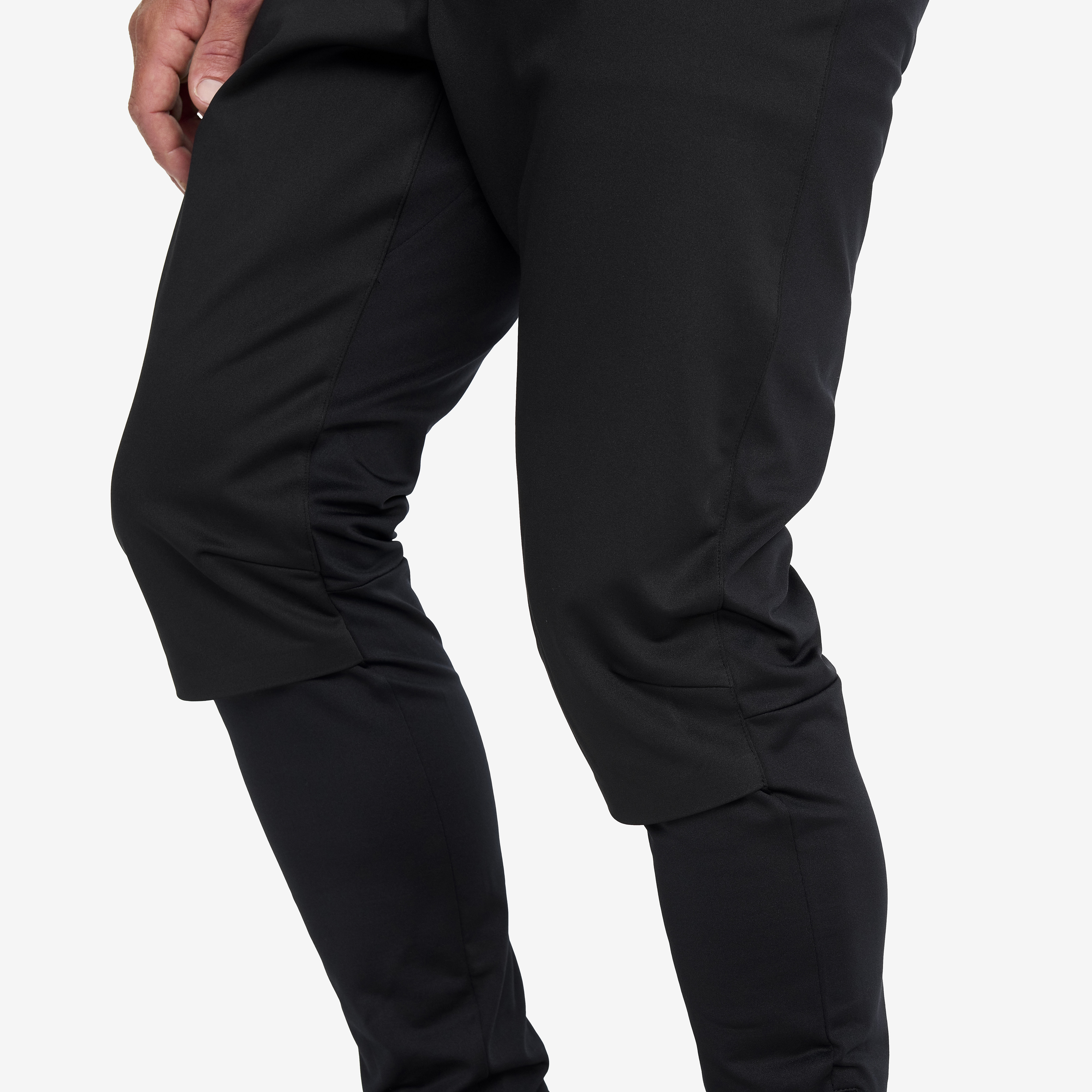 RevolutionRace Pace Wind Tights Uomo - Leggings Antivento E Resistente All'Acqua - Con Zip Alle Caviglie E Tasca Posteriore Con Zip