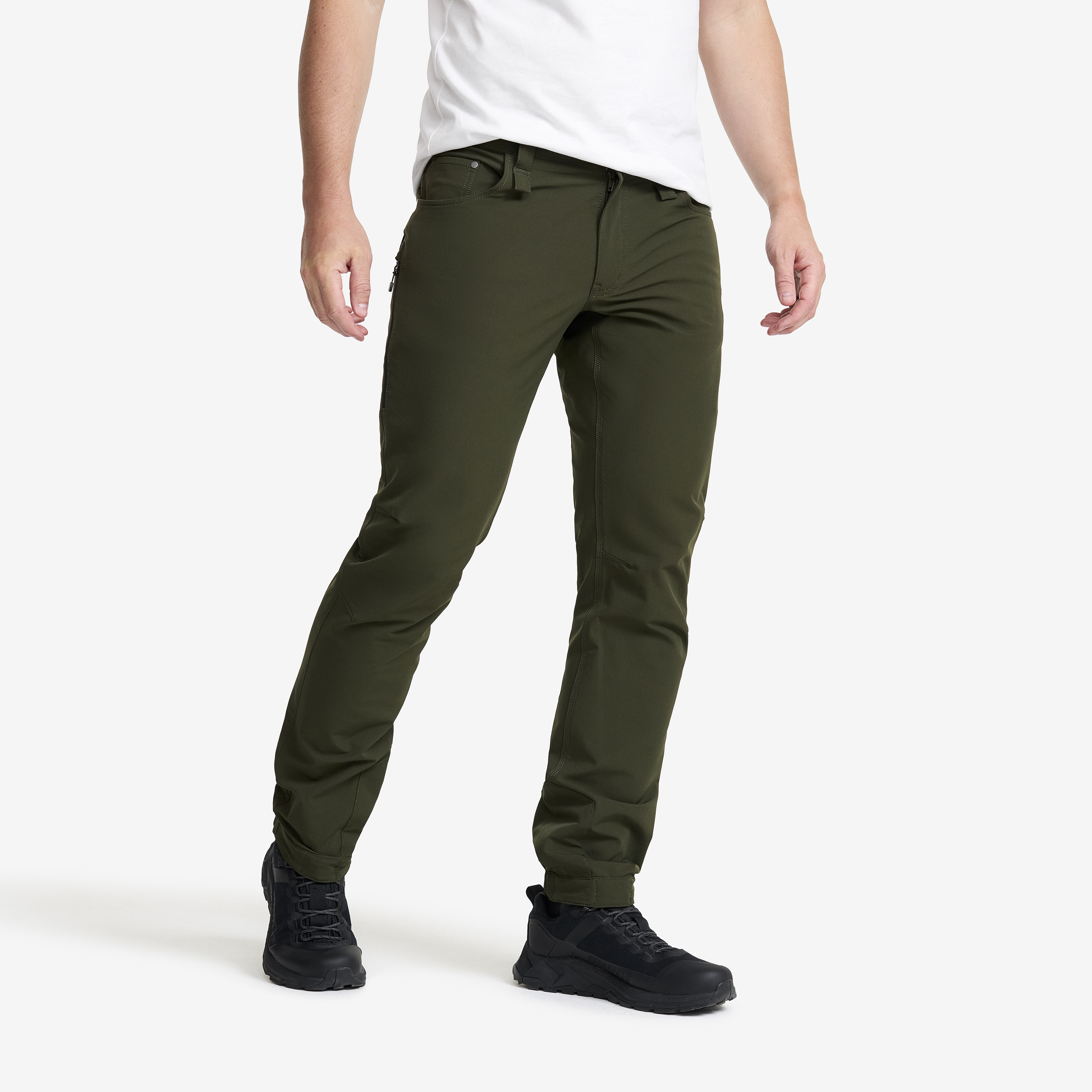 Explorer Outdoor Jeans Herr Rosin Green, :M