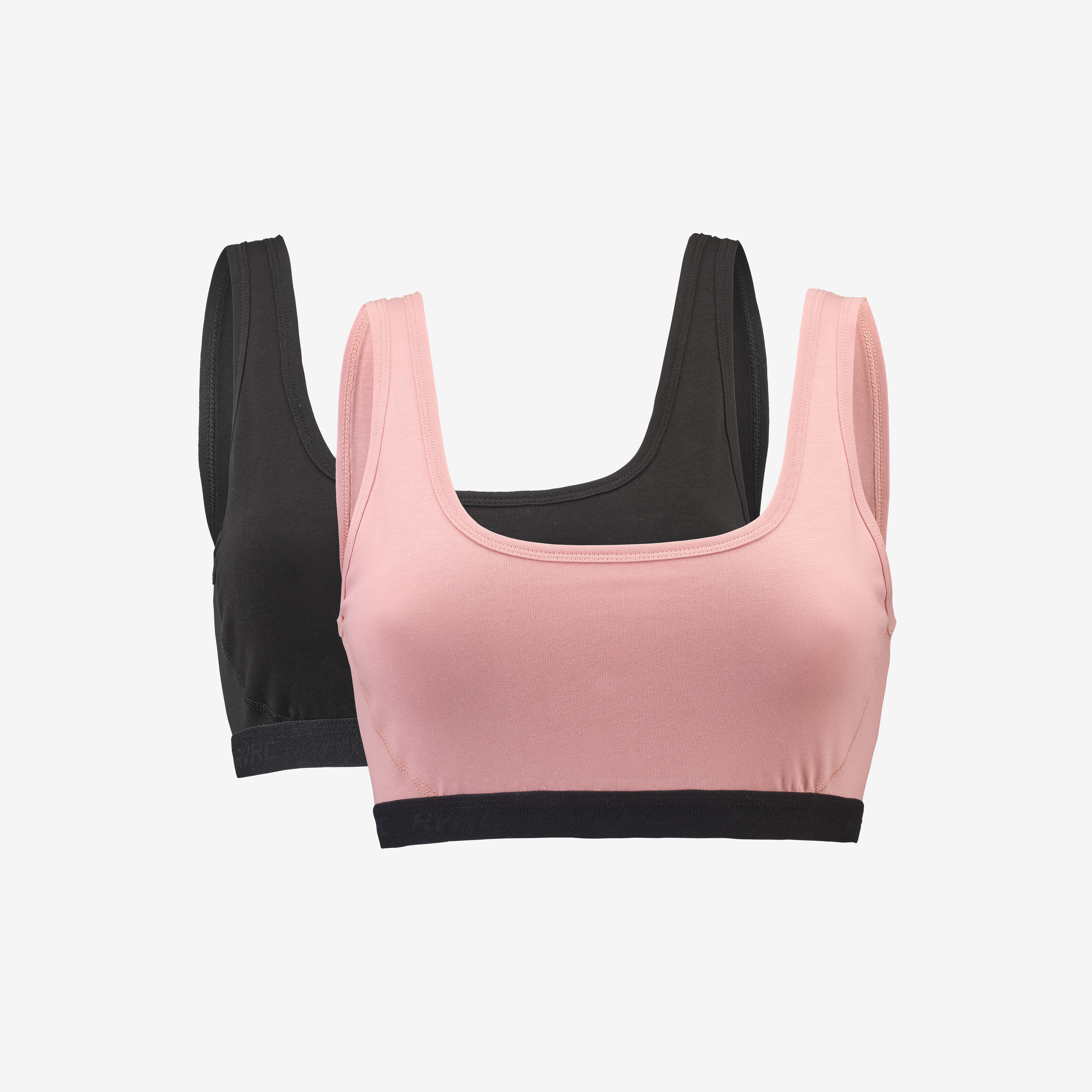 2-pack Ultimate Soft Bra Black/Blush Naistele,