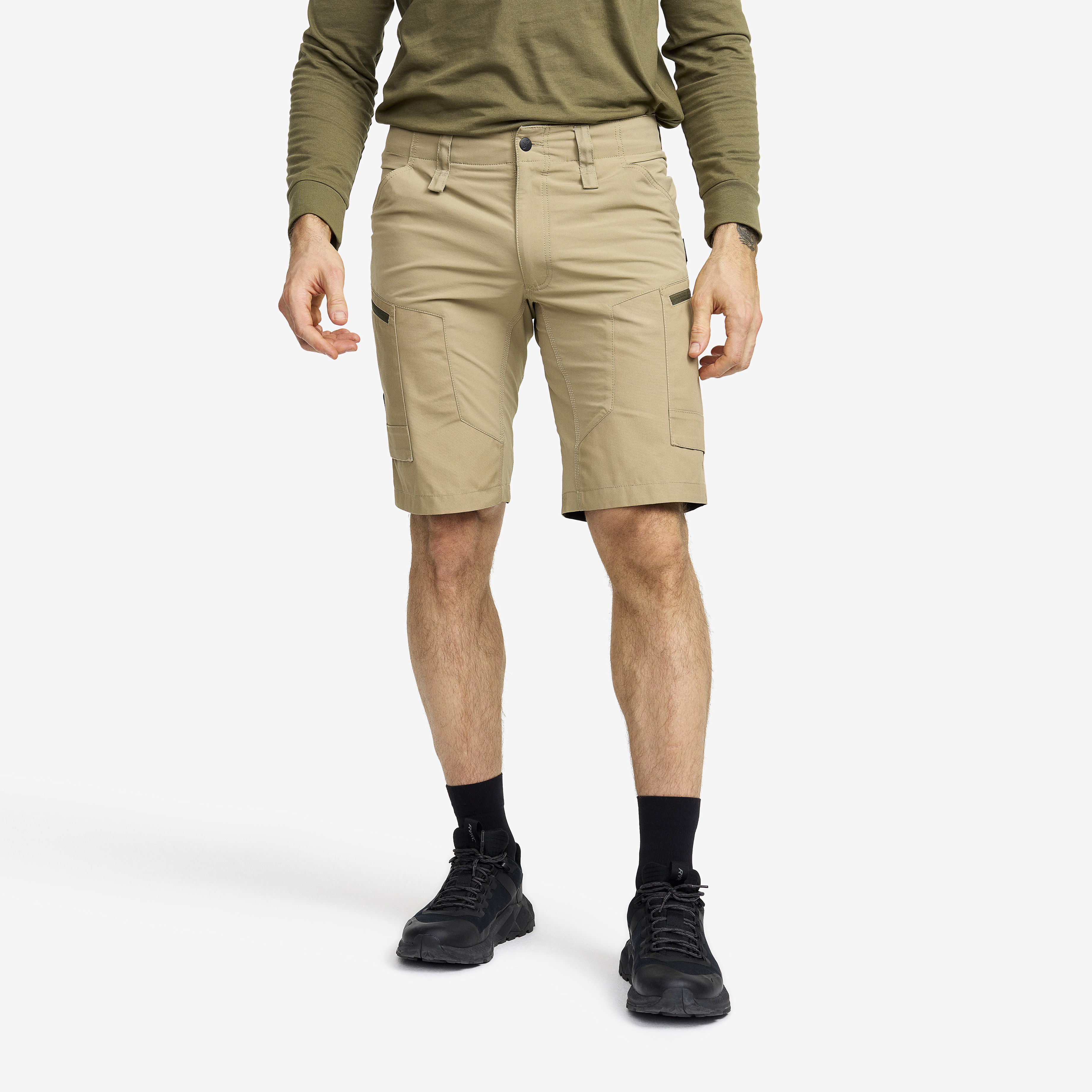 RVRC GP Shorts – Herr – Khaki Storlek:M – Byxor > Shorts