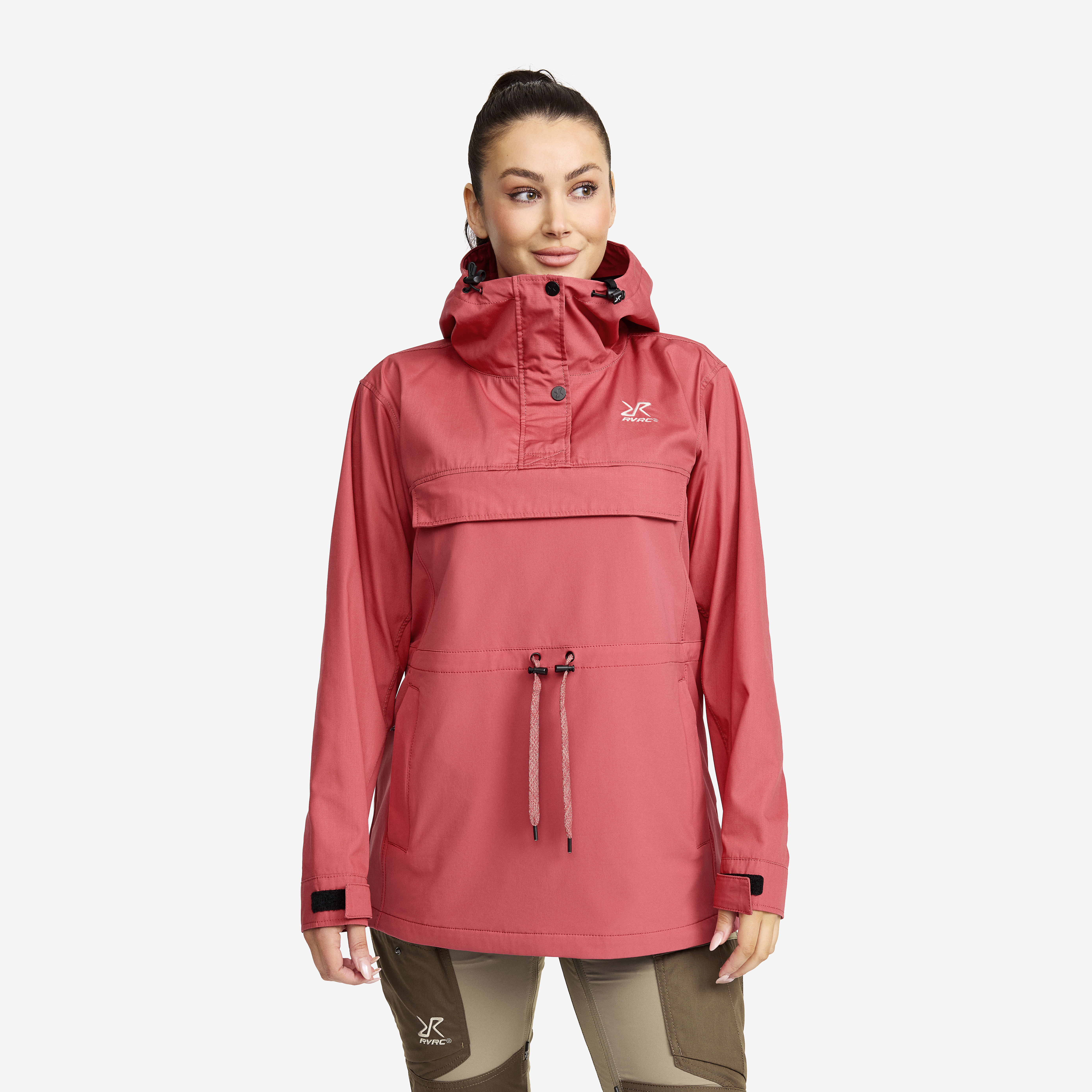 Rambler Lightweight Anorak Naiset Holly Berry Koko:3XL – Ulkoilutakki Kuoritakki & Tuulitakki