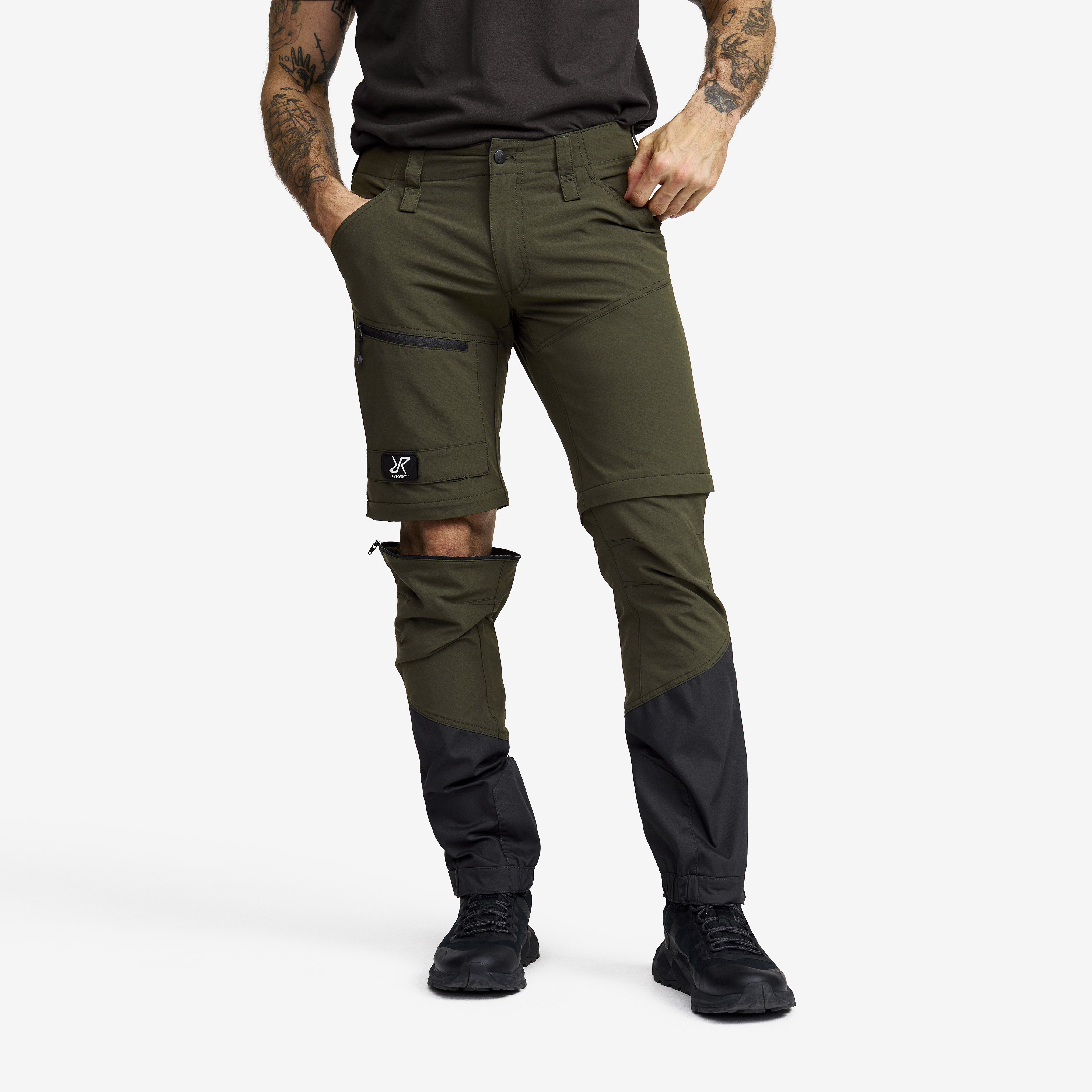 Breasted Zipper Casual Trousers Men's Black Cargo Pants Design Slimming  Hiphop Trousers Male High Street Japanese Streetwear Men - Casual Pants -  AliExpress