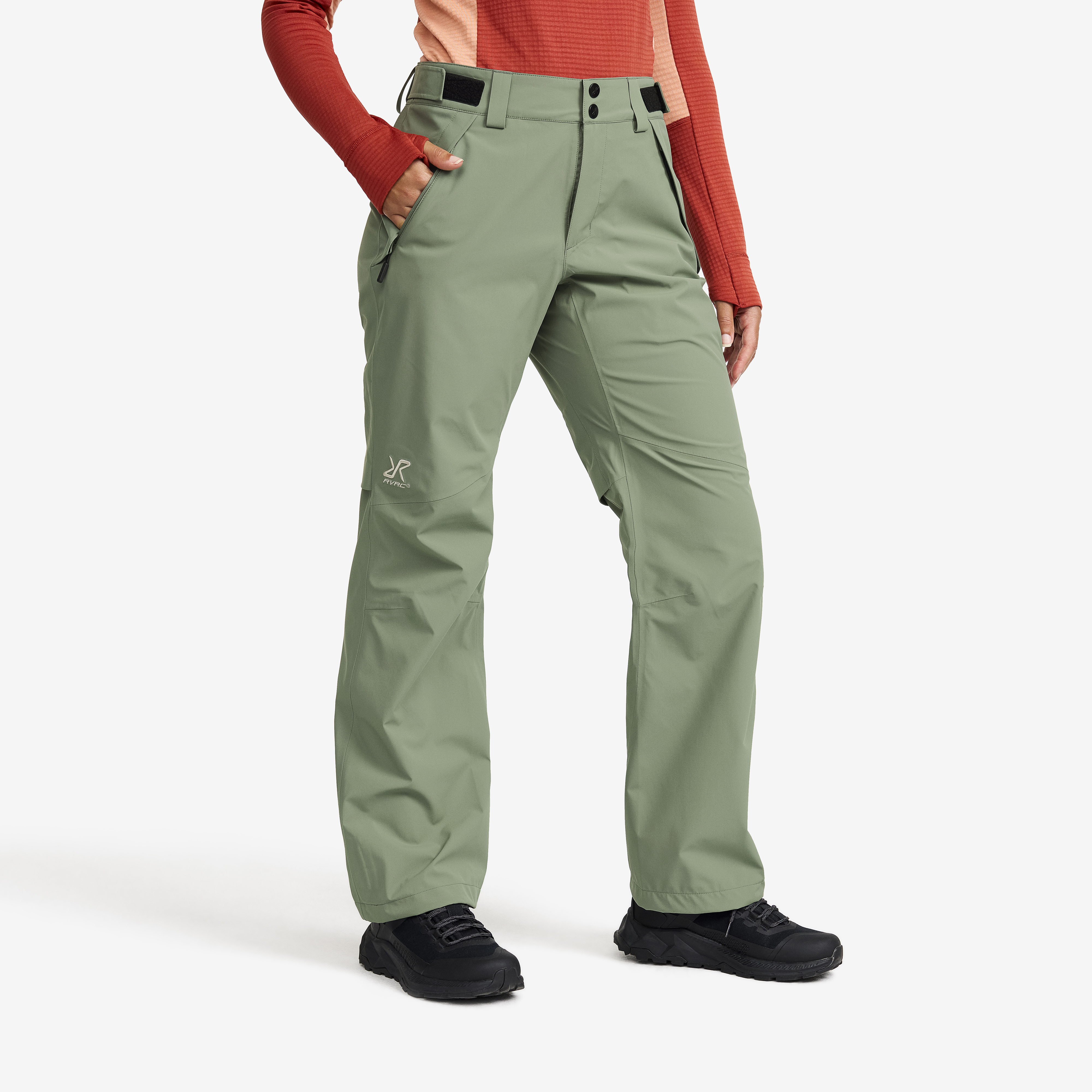 Cloud 3L Shell Pants Dam Dusty Green, :L
