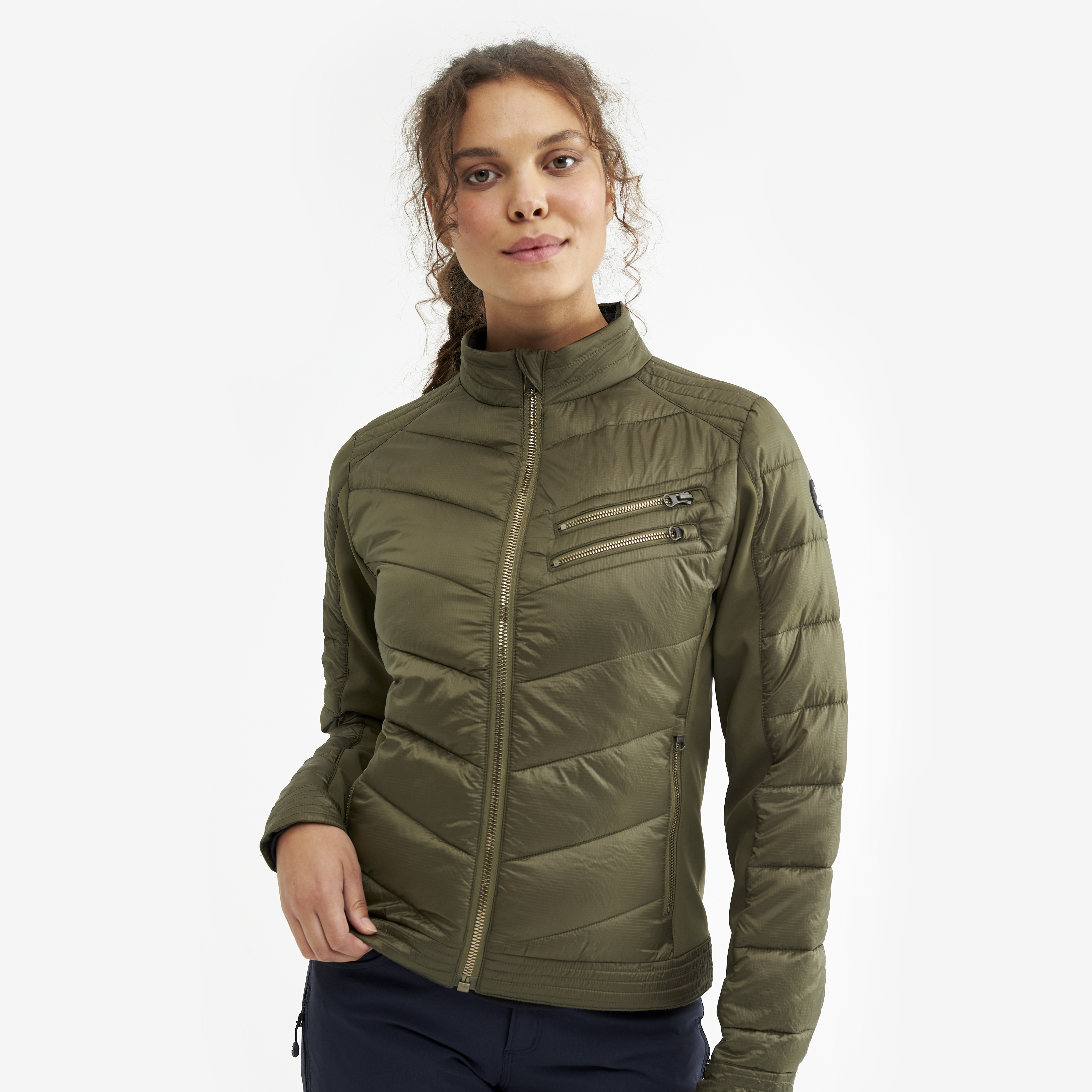 Skalljakke, Turjakke & Vindjakke, Rocket Jacket Dame Dark Olive