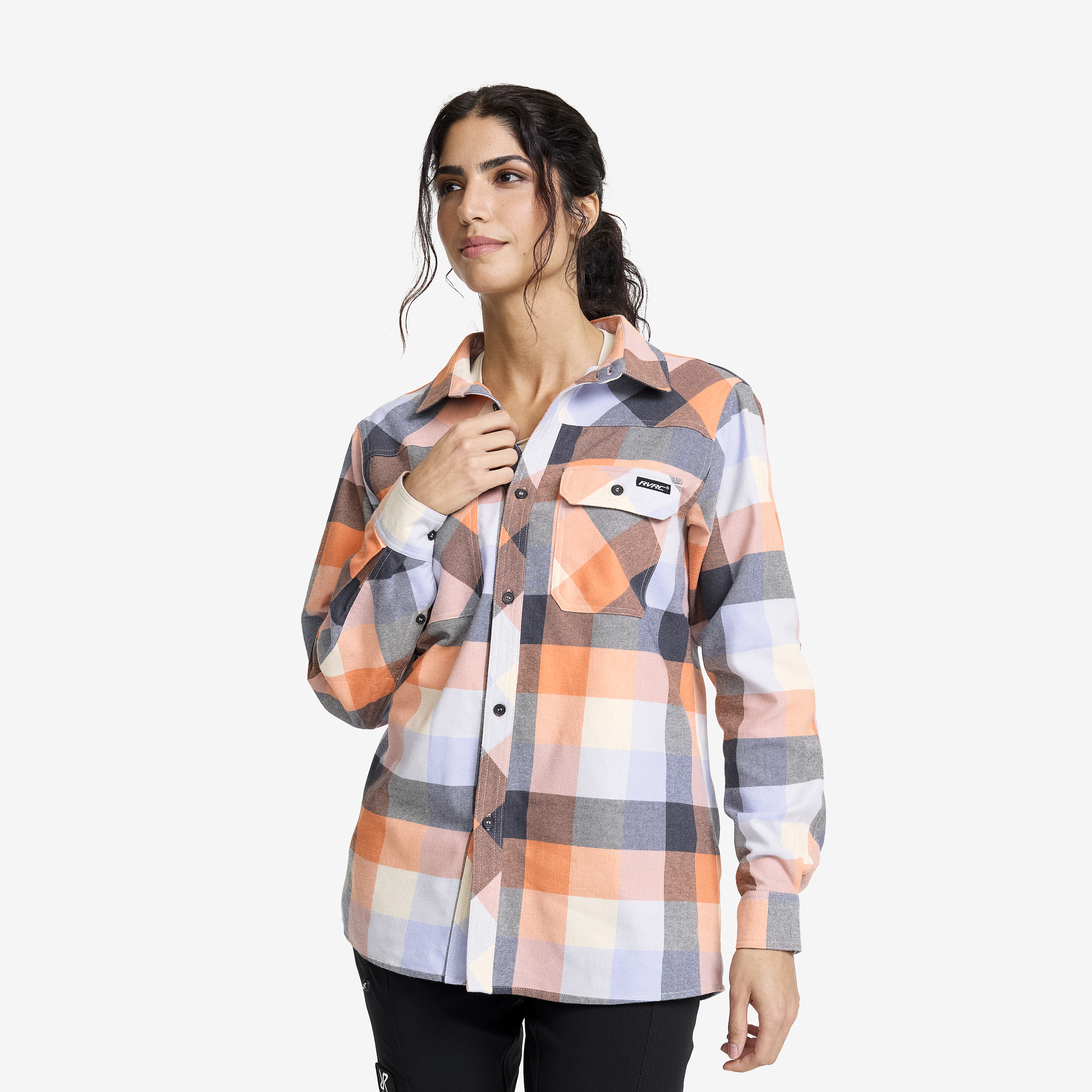 Campfire Shirt – Dam – Copper Tan/Multi Storlek:S – Dam > Tröjor > Skjortor & Långärmade Tröjor