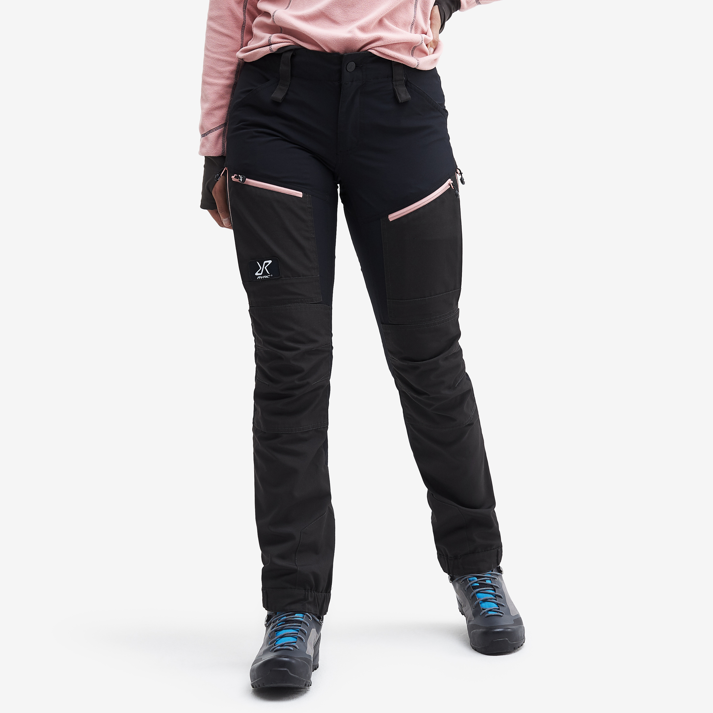 RVRC GP Pro Pants – Dam – Black/Dusty pink Storlek:M – Dam > Byxor > Frilufts- & Vandringsbyxor