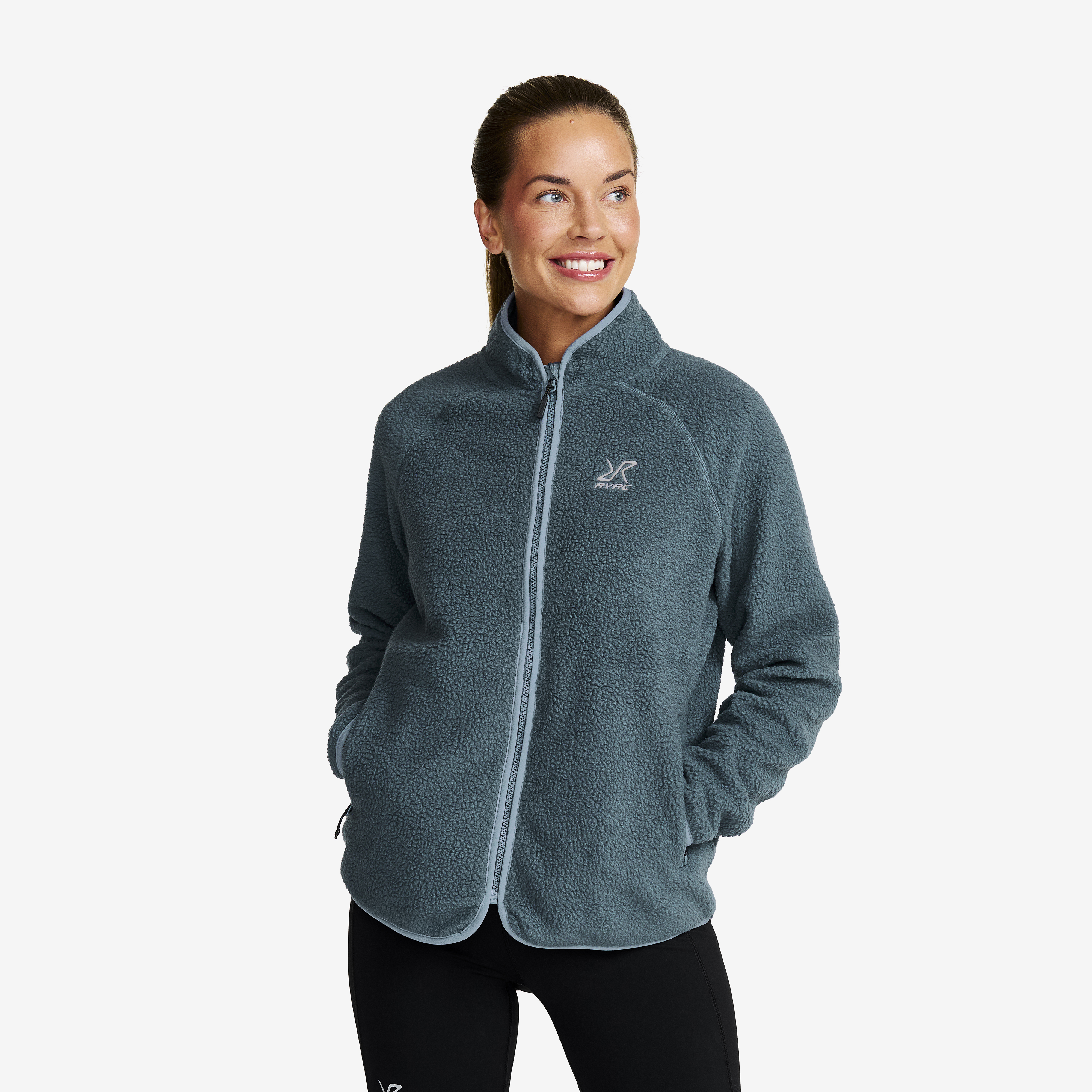 Canyon Full-zip Pile Fleece Dame Orion Blue/Blue Mirage, Størrelse:4XL - Dame > Overdele > Fleece & Midlayers