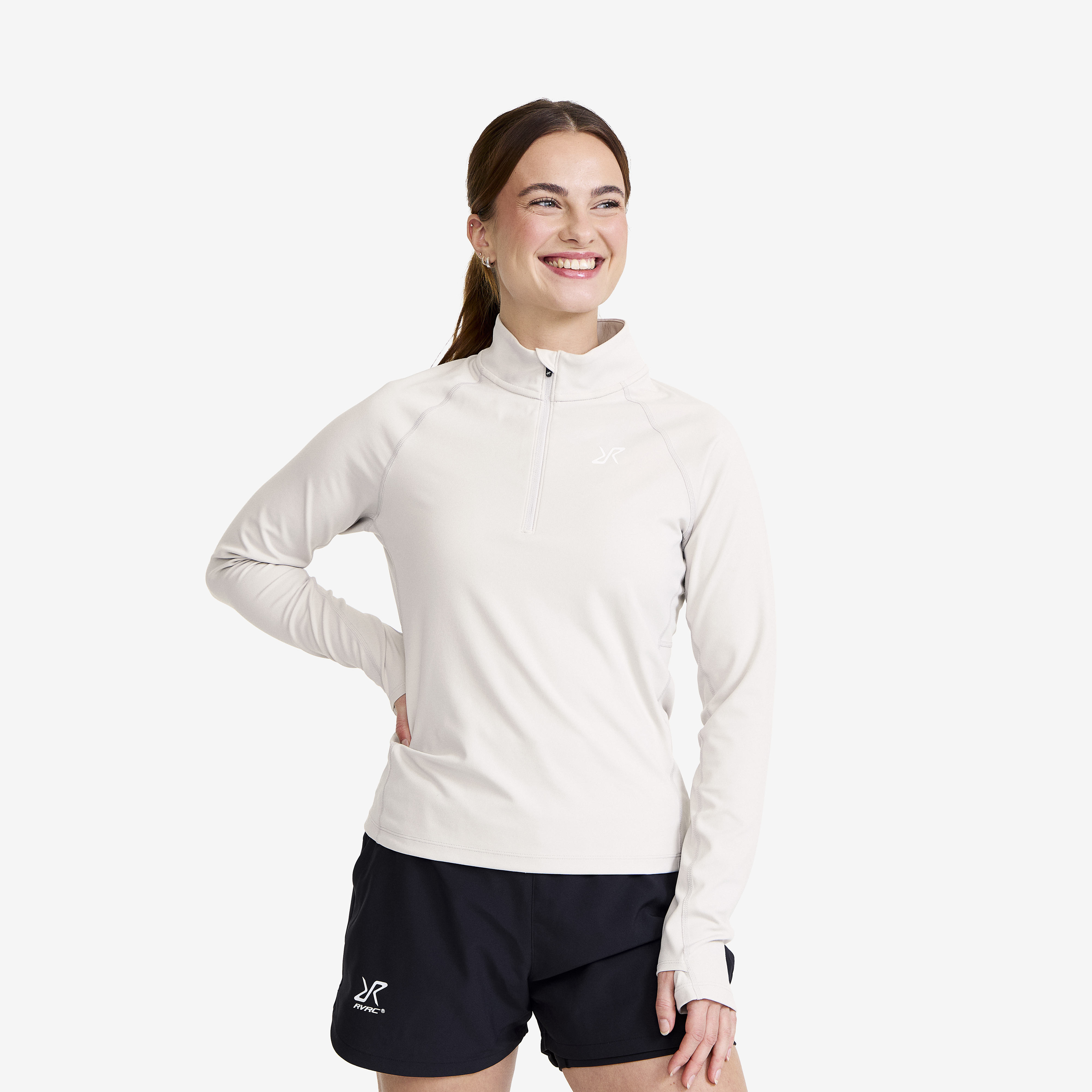 Prep Half-zip Top Vapor Blue Damen