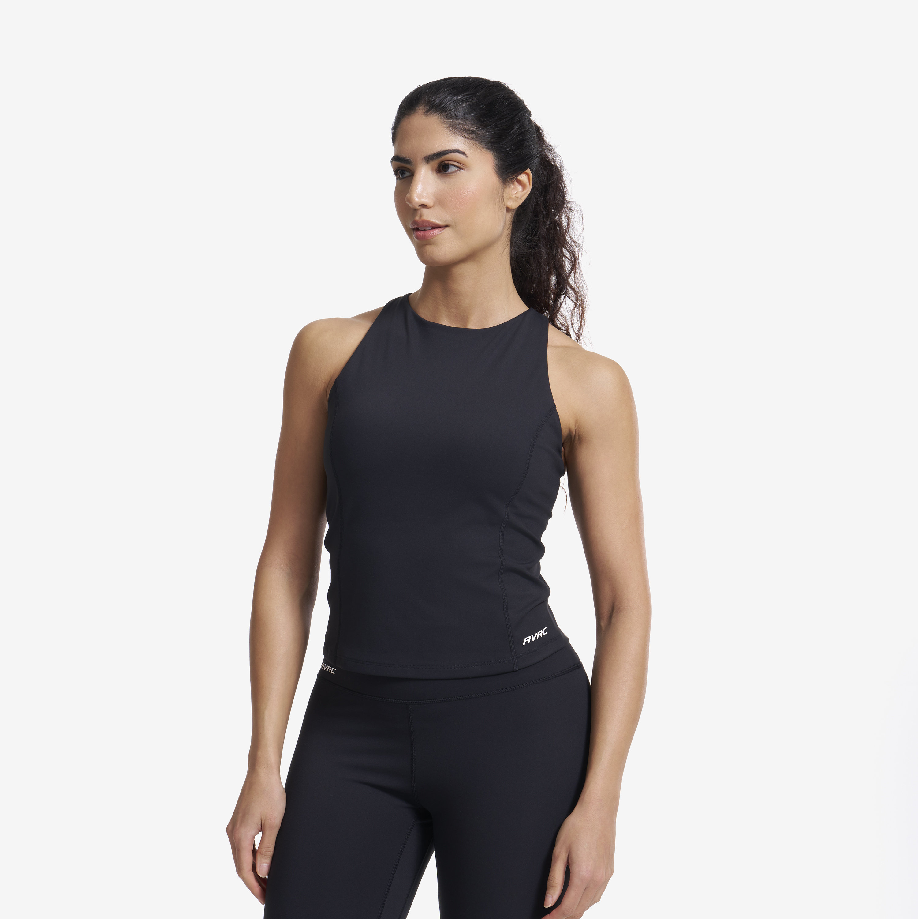 Paragon Soft Built-in Bra Tank Top Black Femme, 