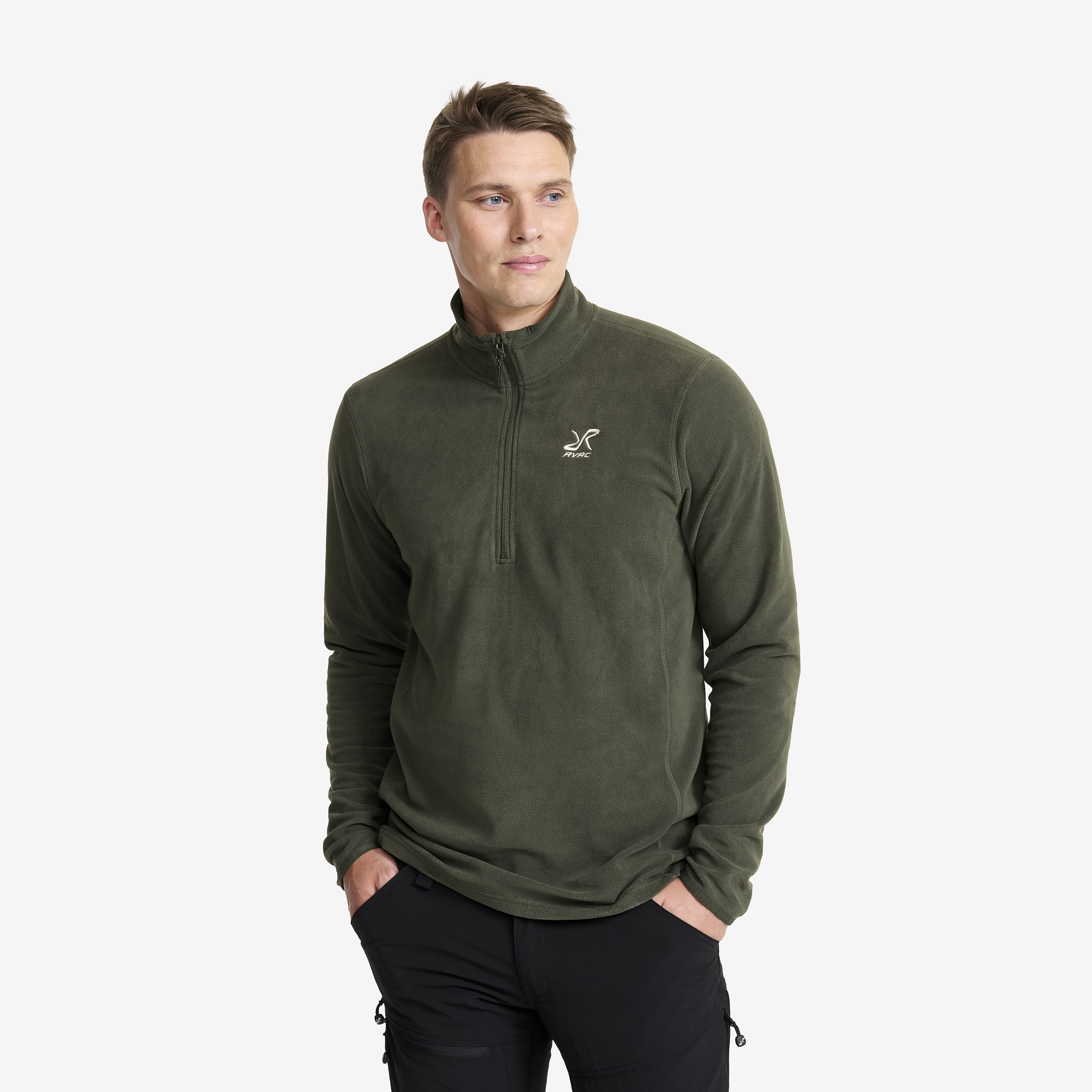 Hiker Half-zip Fleece Kambaba Green Herr,