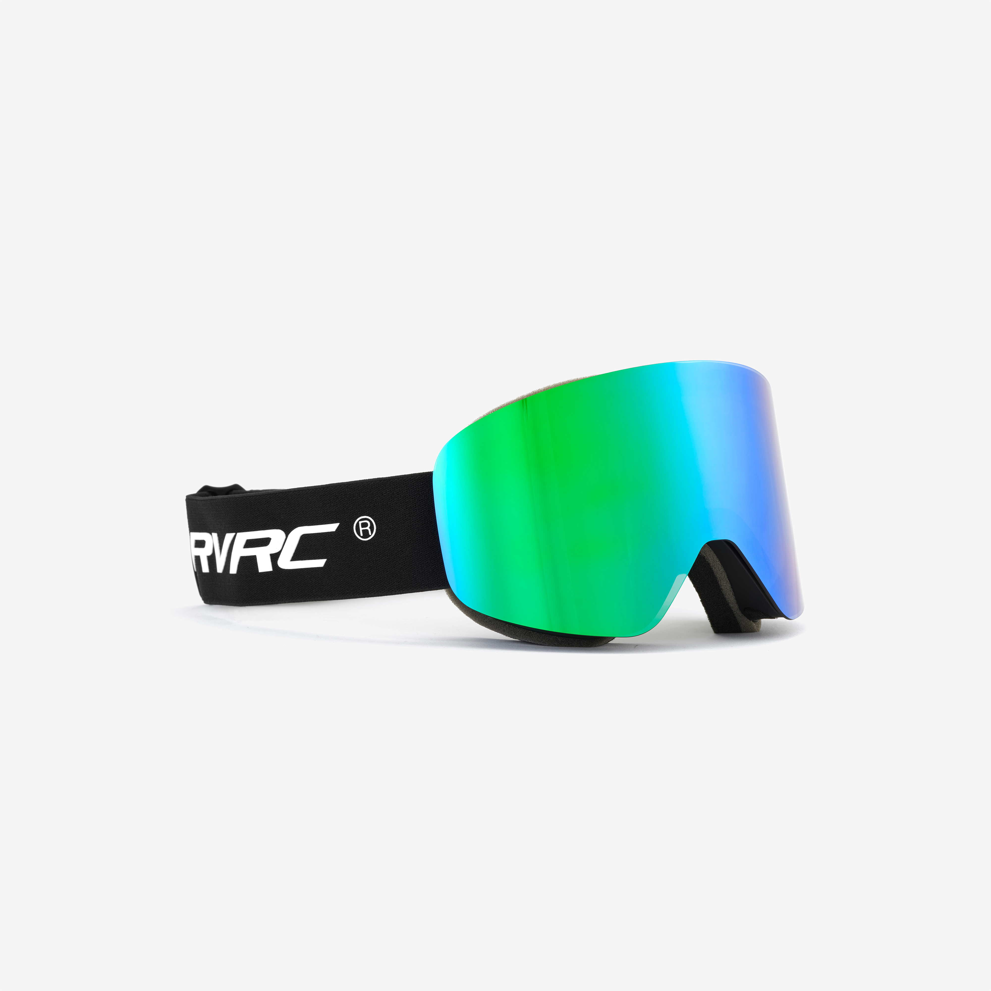Slope Ski Goggles Green/Blue Mirror,