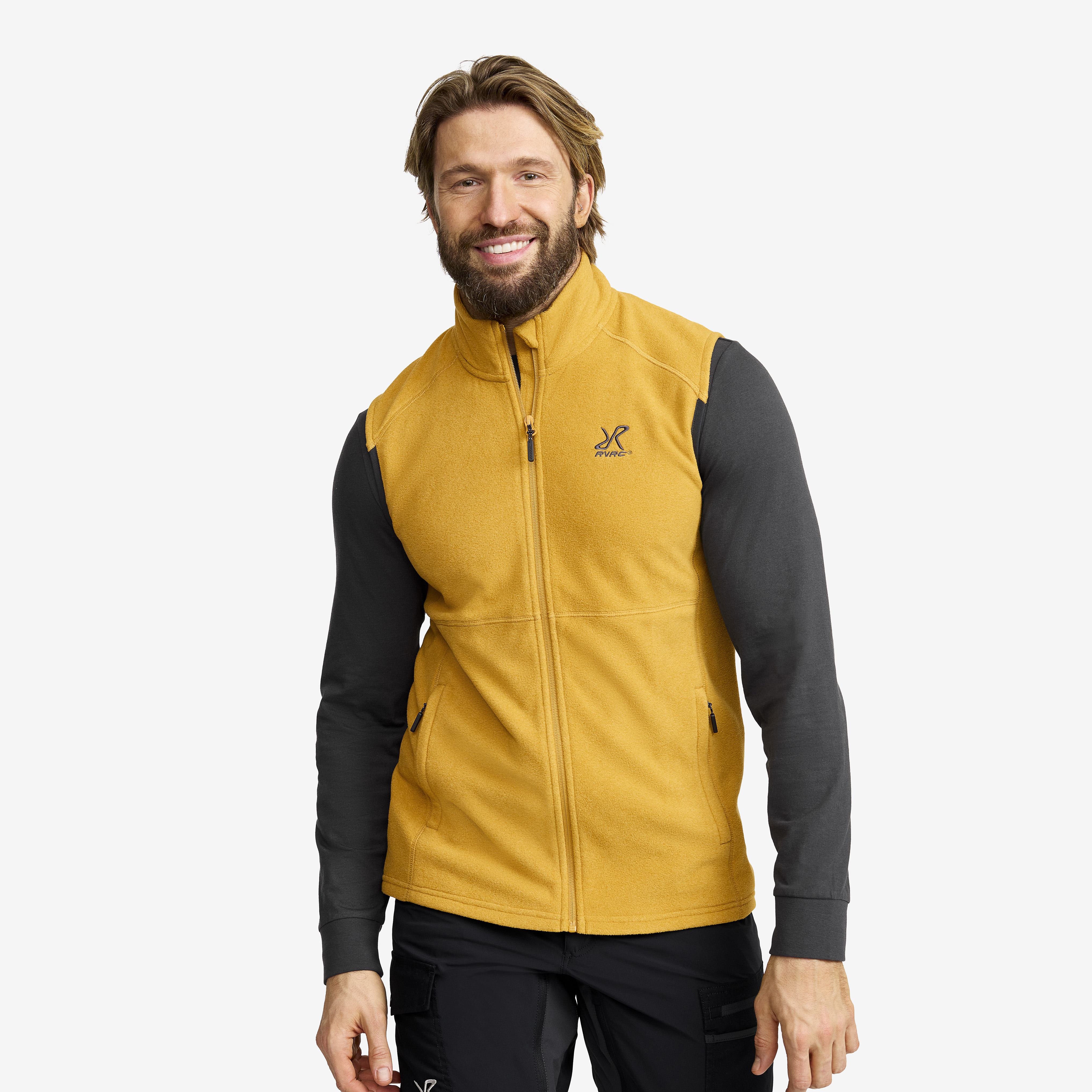 Essential Fleece Vest - Herr - Harvest Gold, Storlek:XL - Jackor > Västar