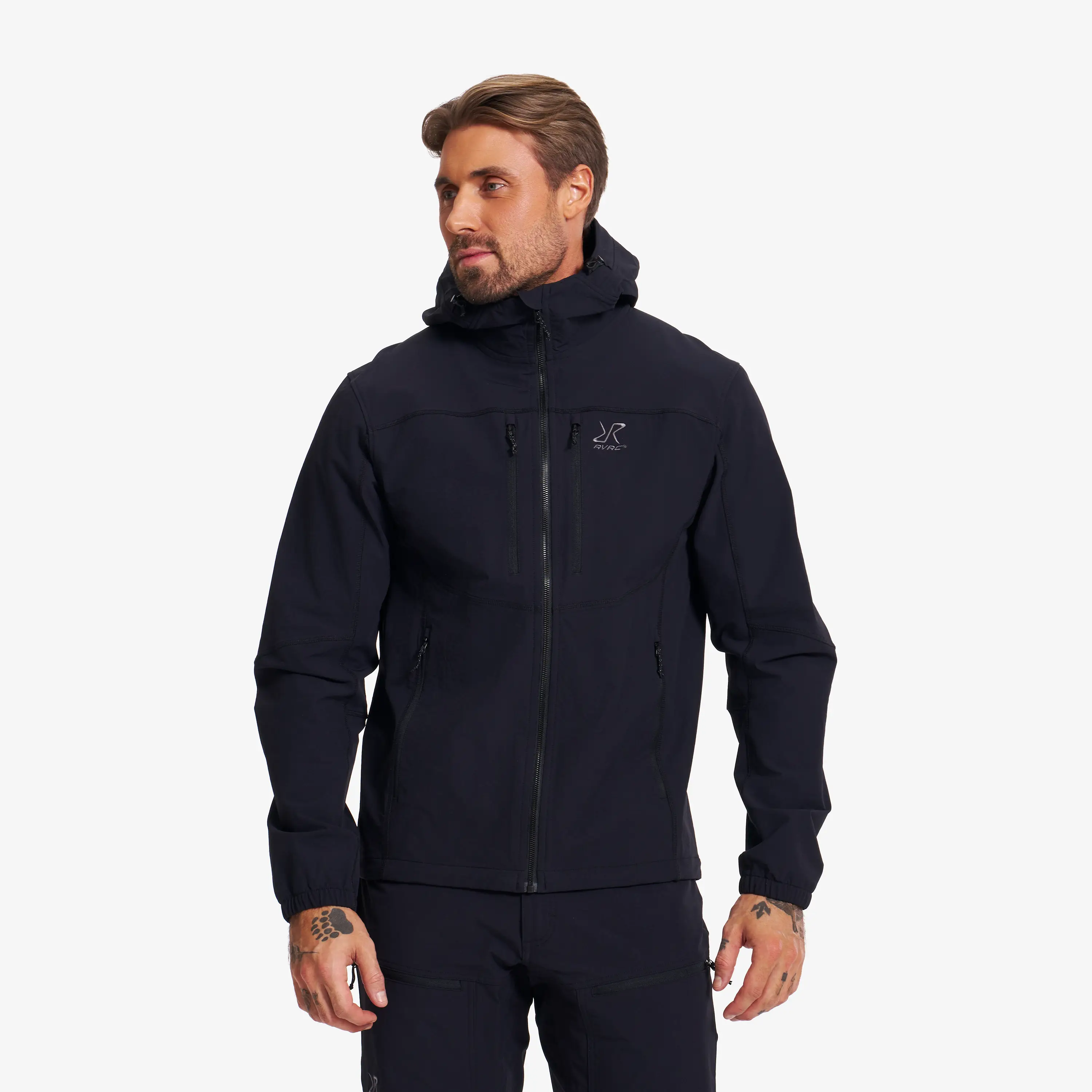 Edge Stretch Jacket Black Męskie,
