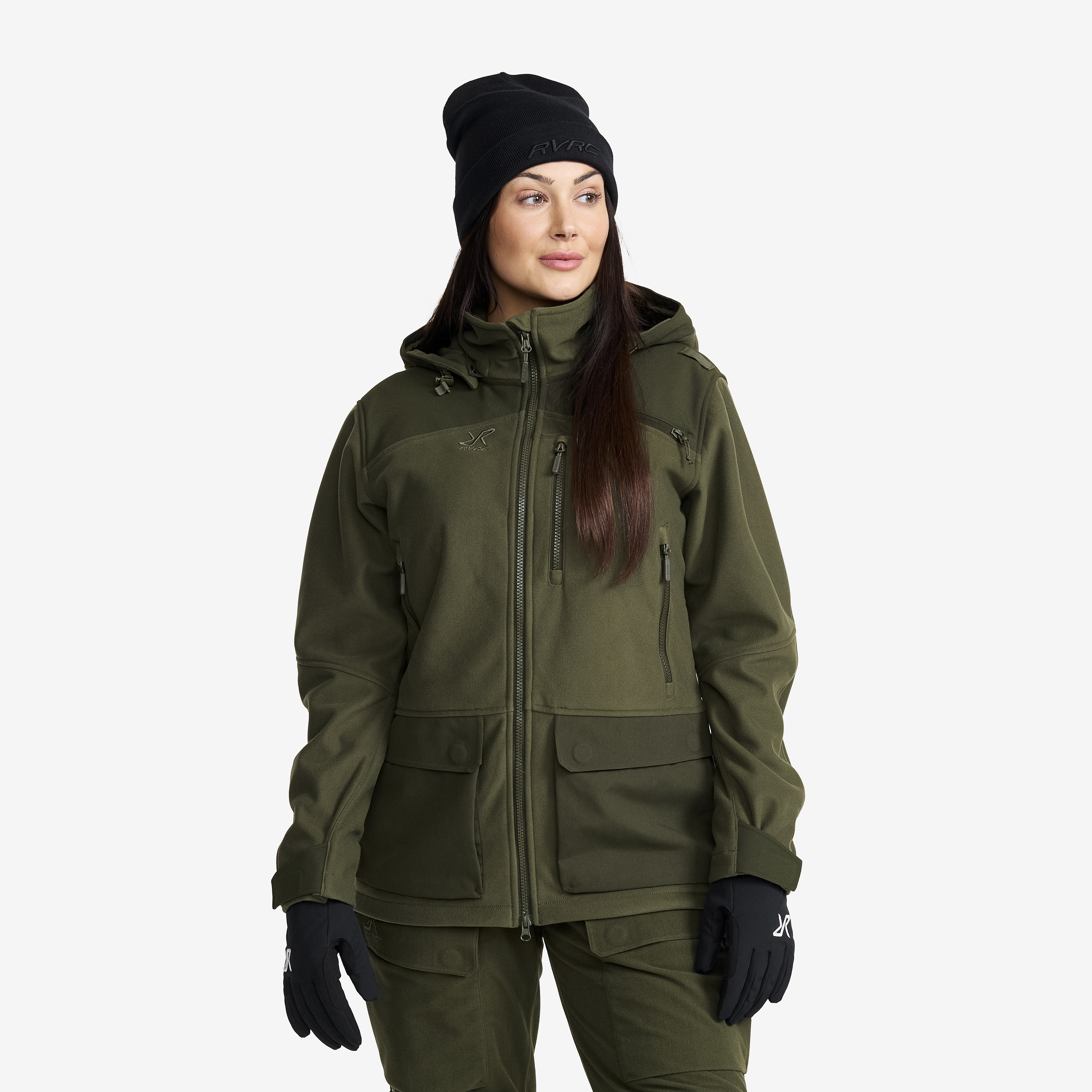 Trace Silent Softshell Jacket Dam Deep Depths, :M