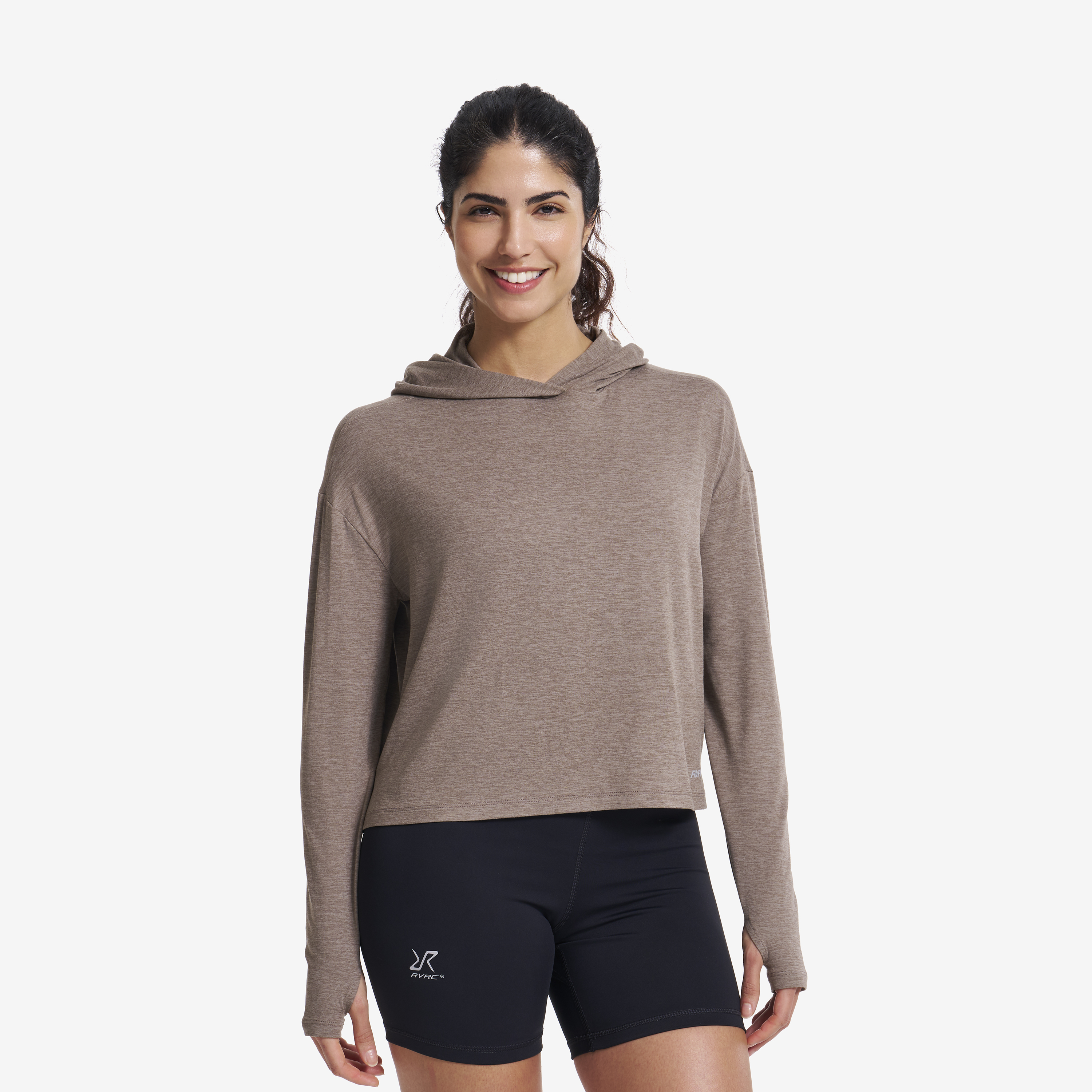 Impulse Active Cropped Hoodie Morel Women, 