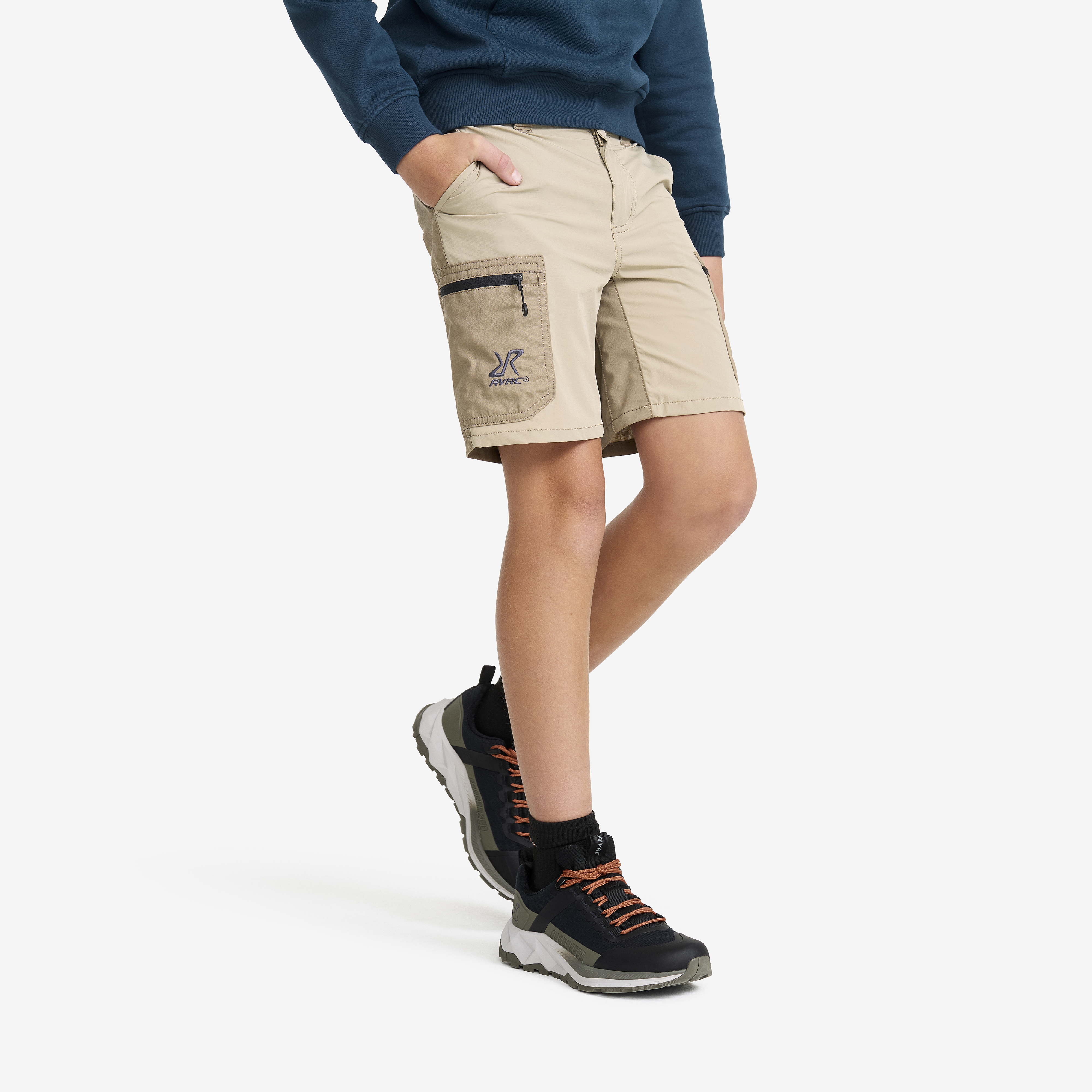 Rambler Lightweight Shorts Aluminium/Brindle Teens