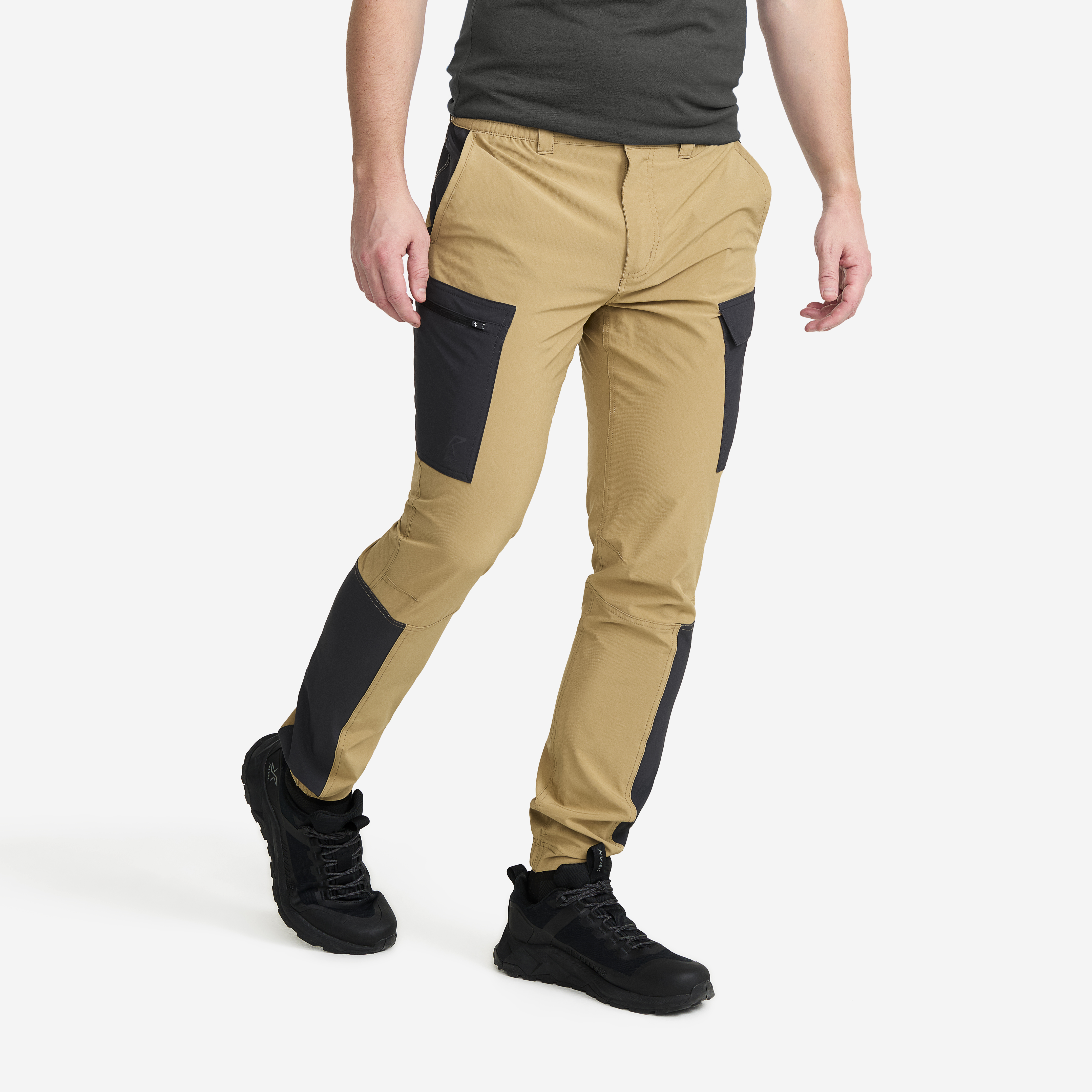 Turbukse & Fritidsbukse, Verge Stretch Cargo Pants Herre Kelp Beige/Anthracite