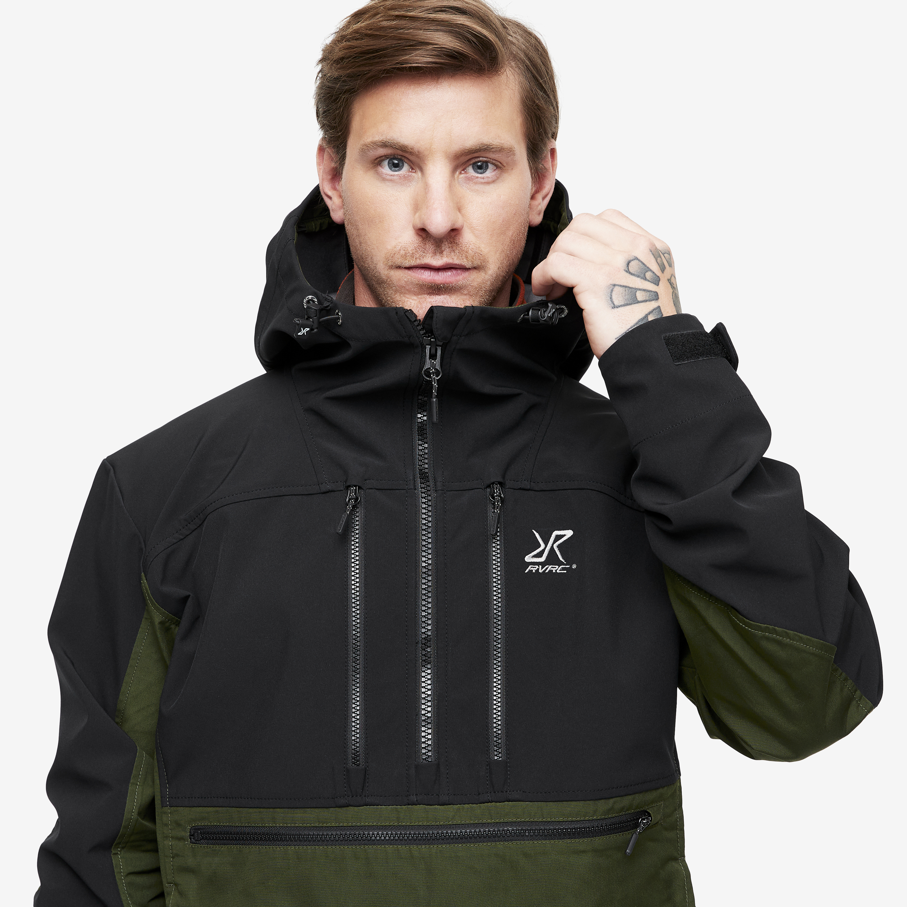 Outdoor Anorak Men Forest Green | RevolutionRace
