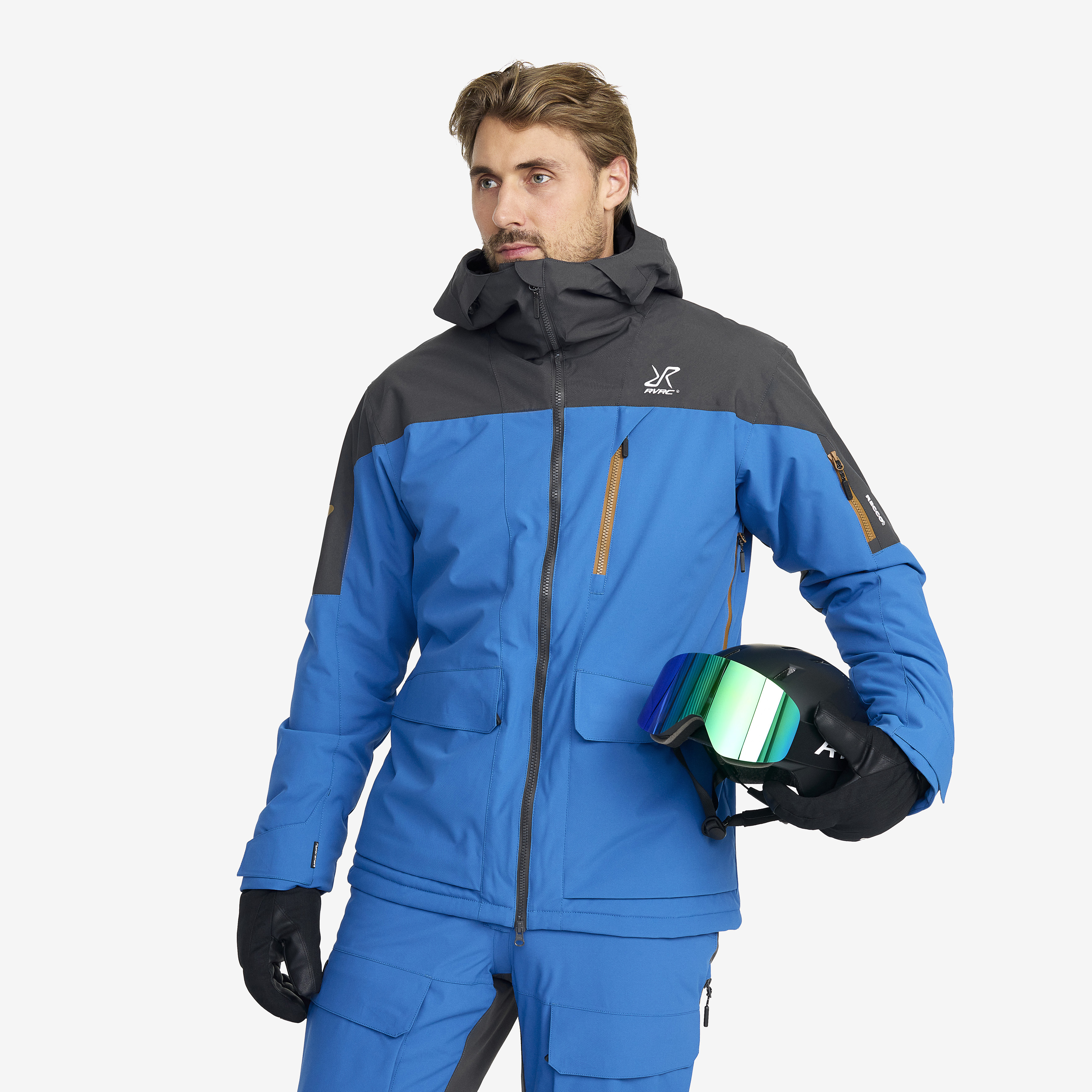 Halo 2L Insulated Ski Jacket Classic Blue Heren