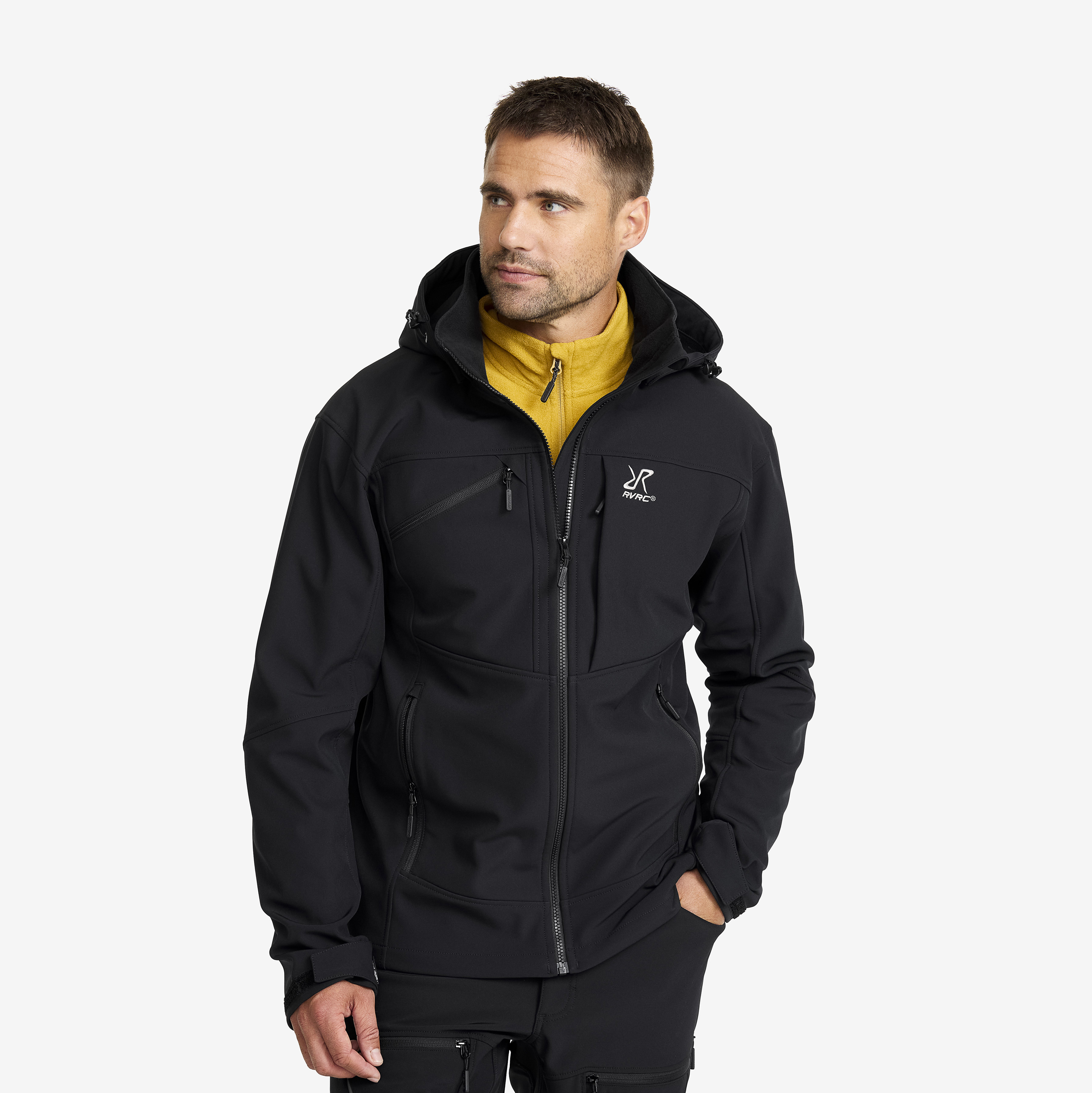 Hiball Softshell Jacket Black Miehet