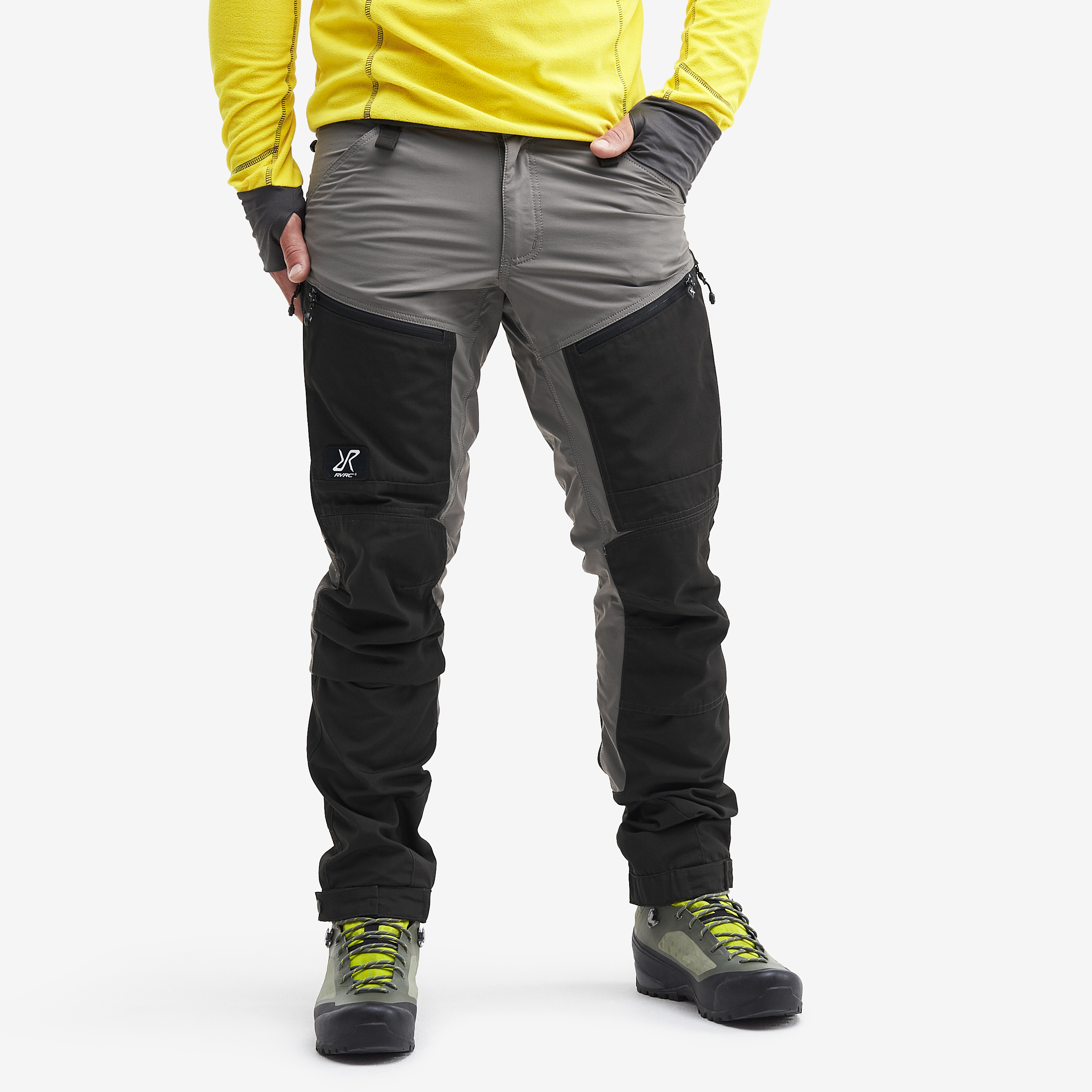 RVRC GP Pro turistické kalhoty pro muže v světle šedé barvě