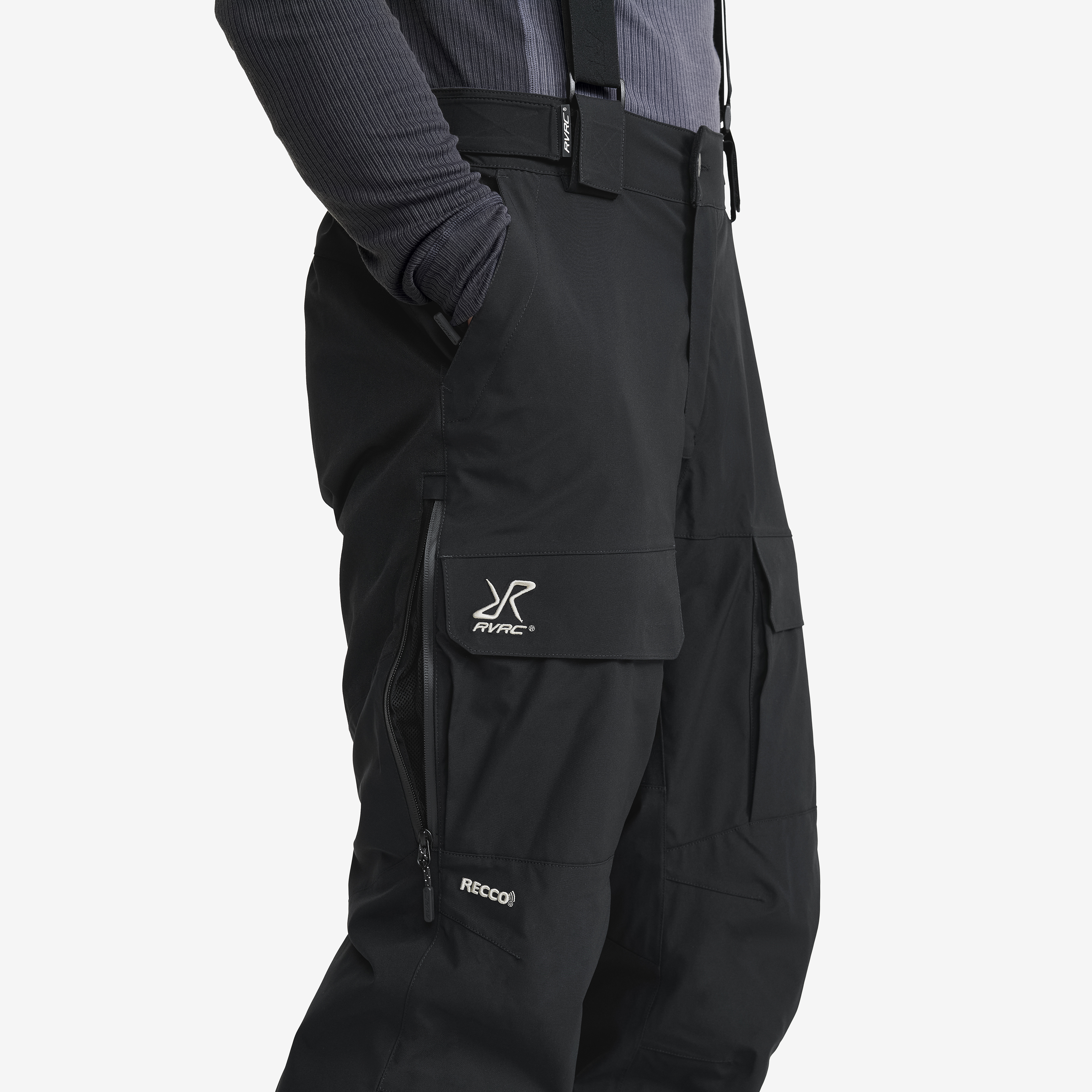 AccXel Insulated 2L Ski Pants Men Black | RevolutionRace