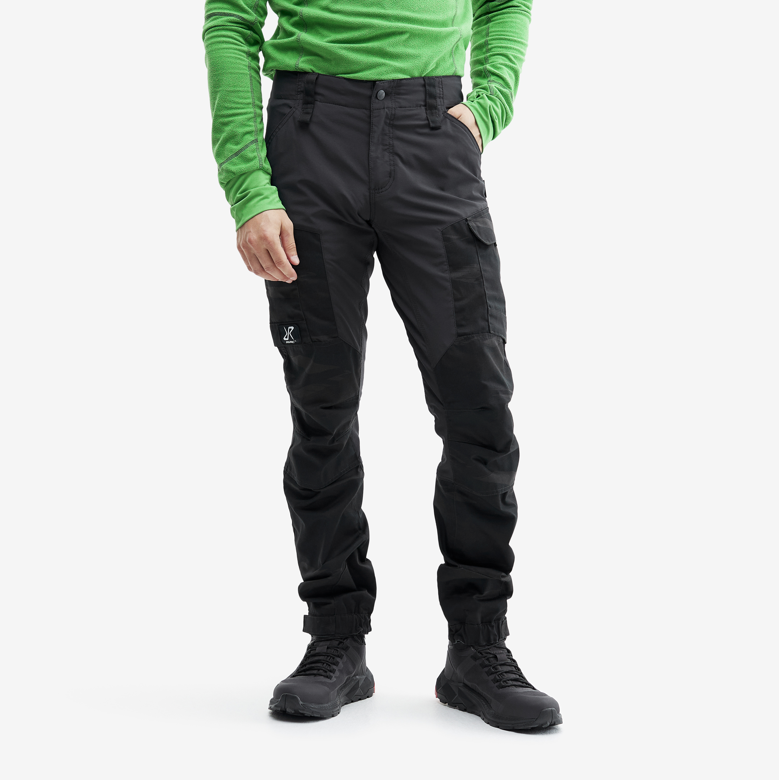 Pantaloni outdoor RVRC GP da uomo in grigio scuro