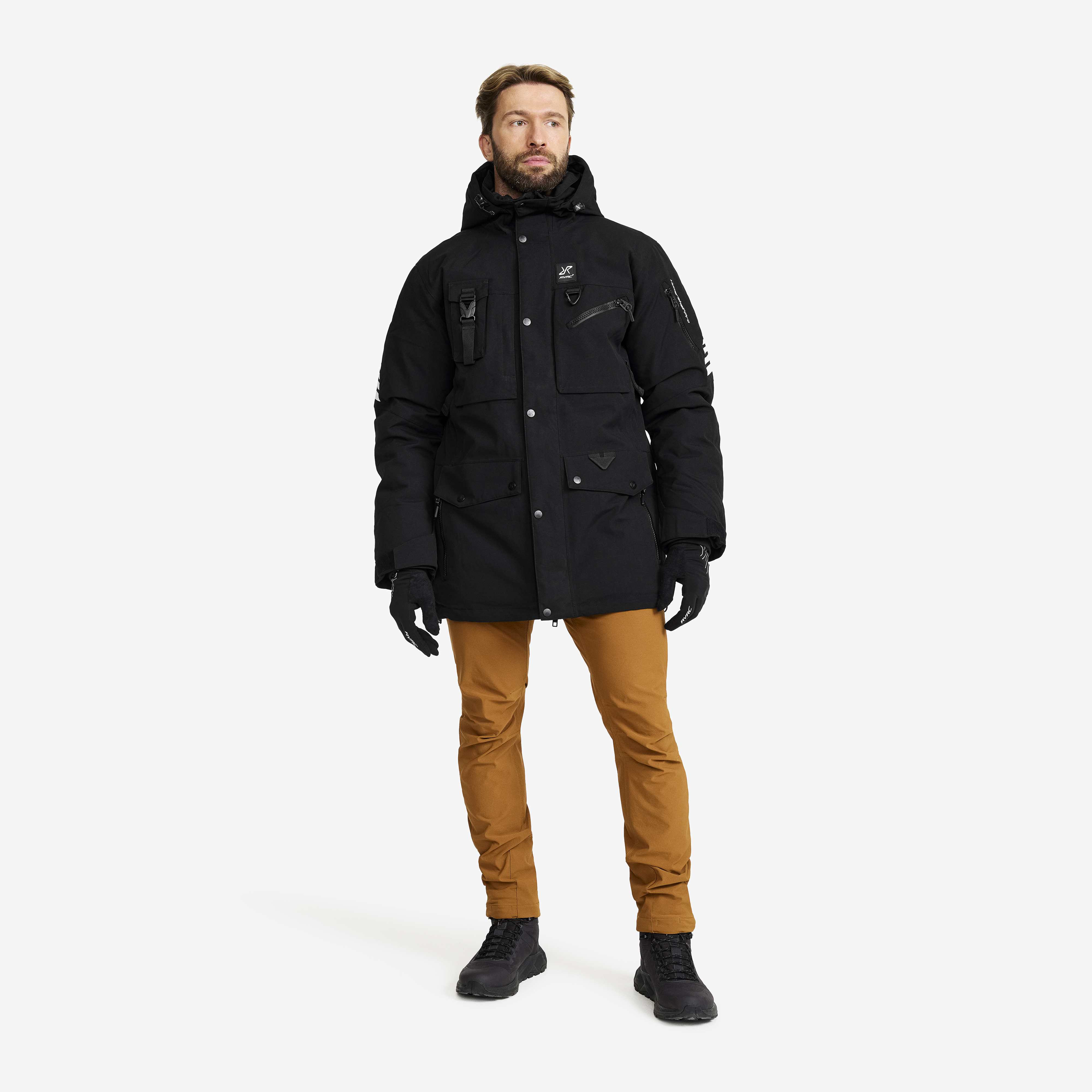 Saviour Tech 2L Insulated Parka Men Black | RevolutionRace