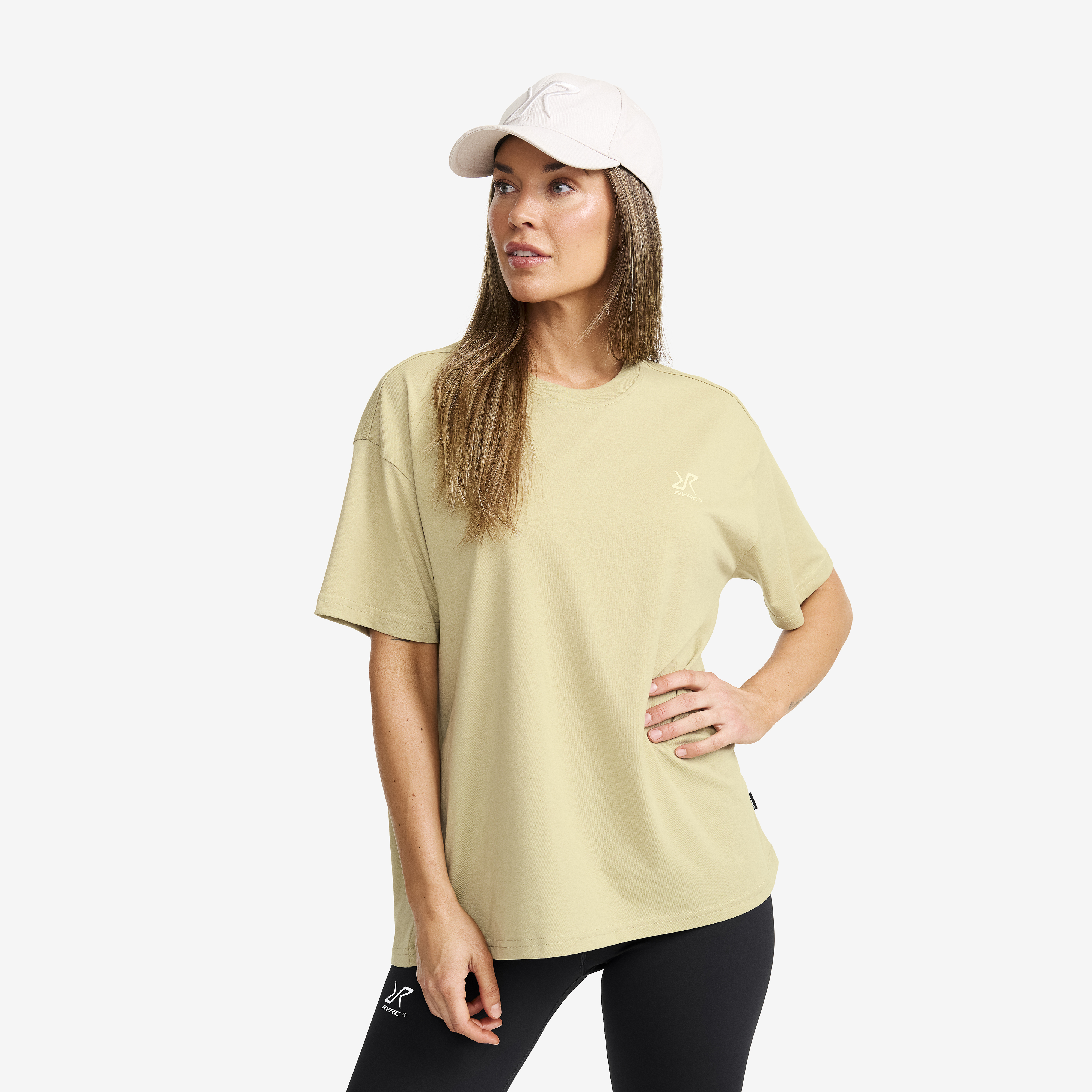 Easy Relaxed T-shirt Eucalyptus Naiset,