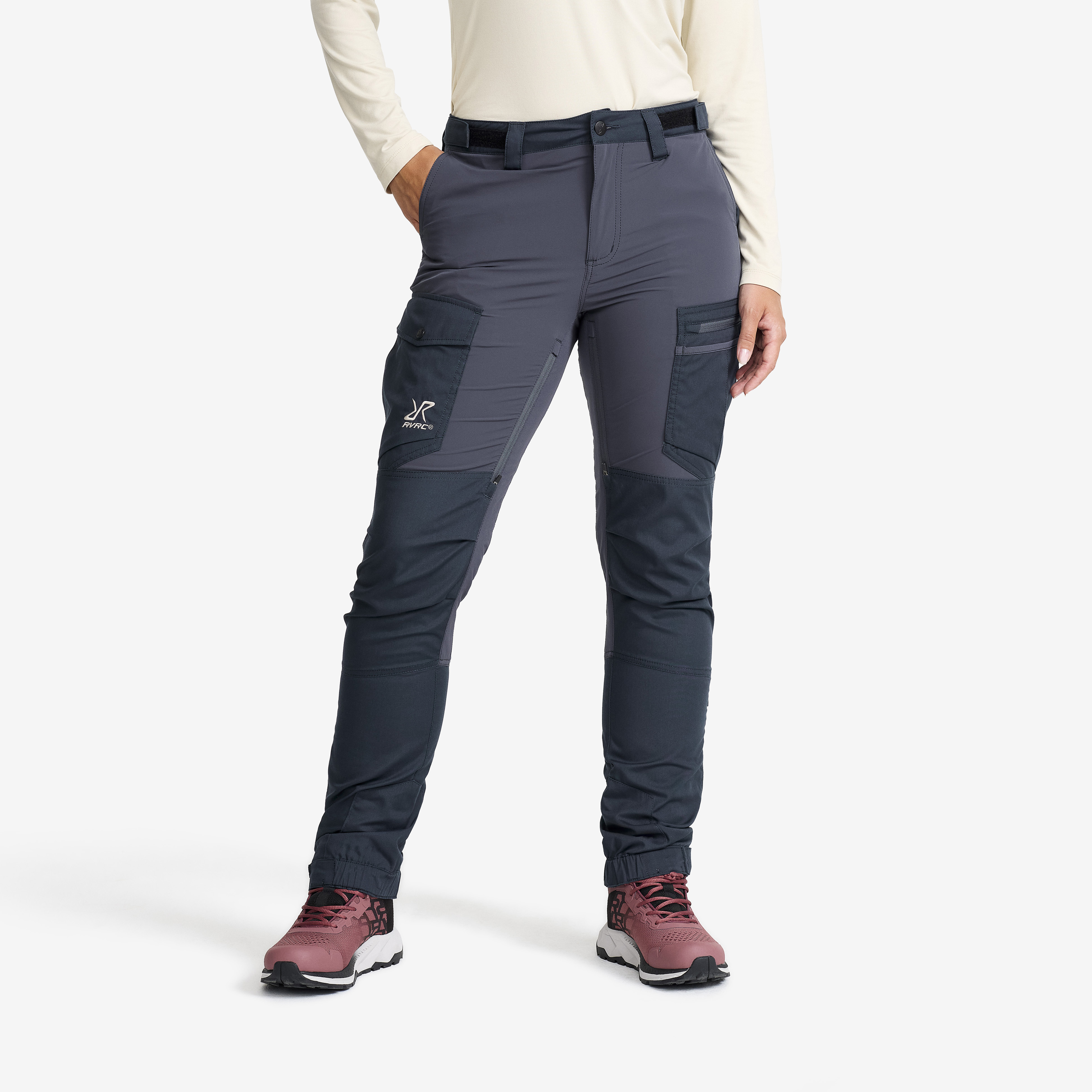 Rambler Lightweight Pro Pants Dame India Ink/Blueberry, Størrelse:L - Outdoorbukse, Vandrebukse & Trekkingbukse