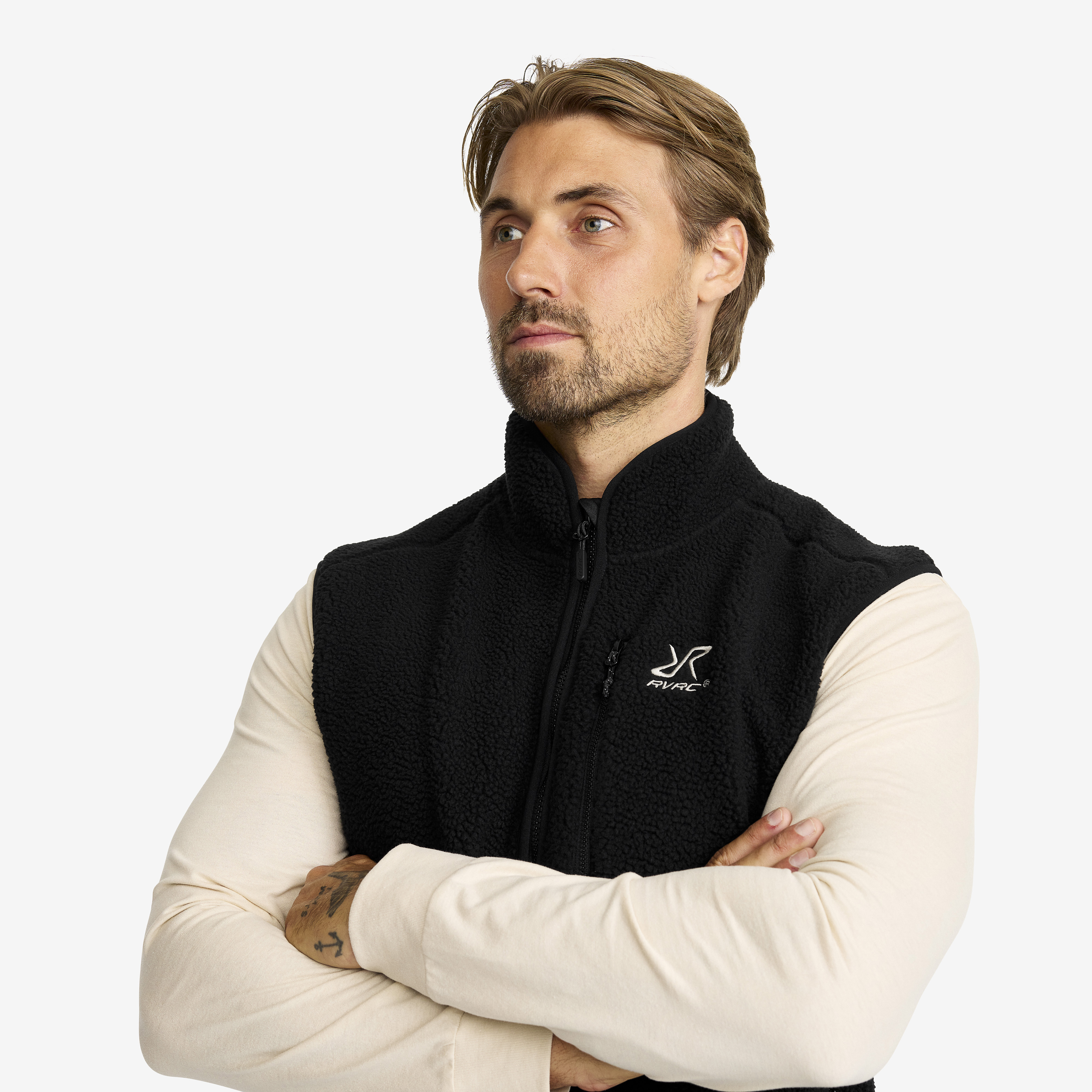 トップス ENNOY PROFESSIONAL FLEECE VEST BLACK L ENNOY PROFESSIONAL