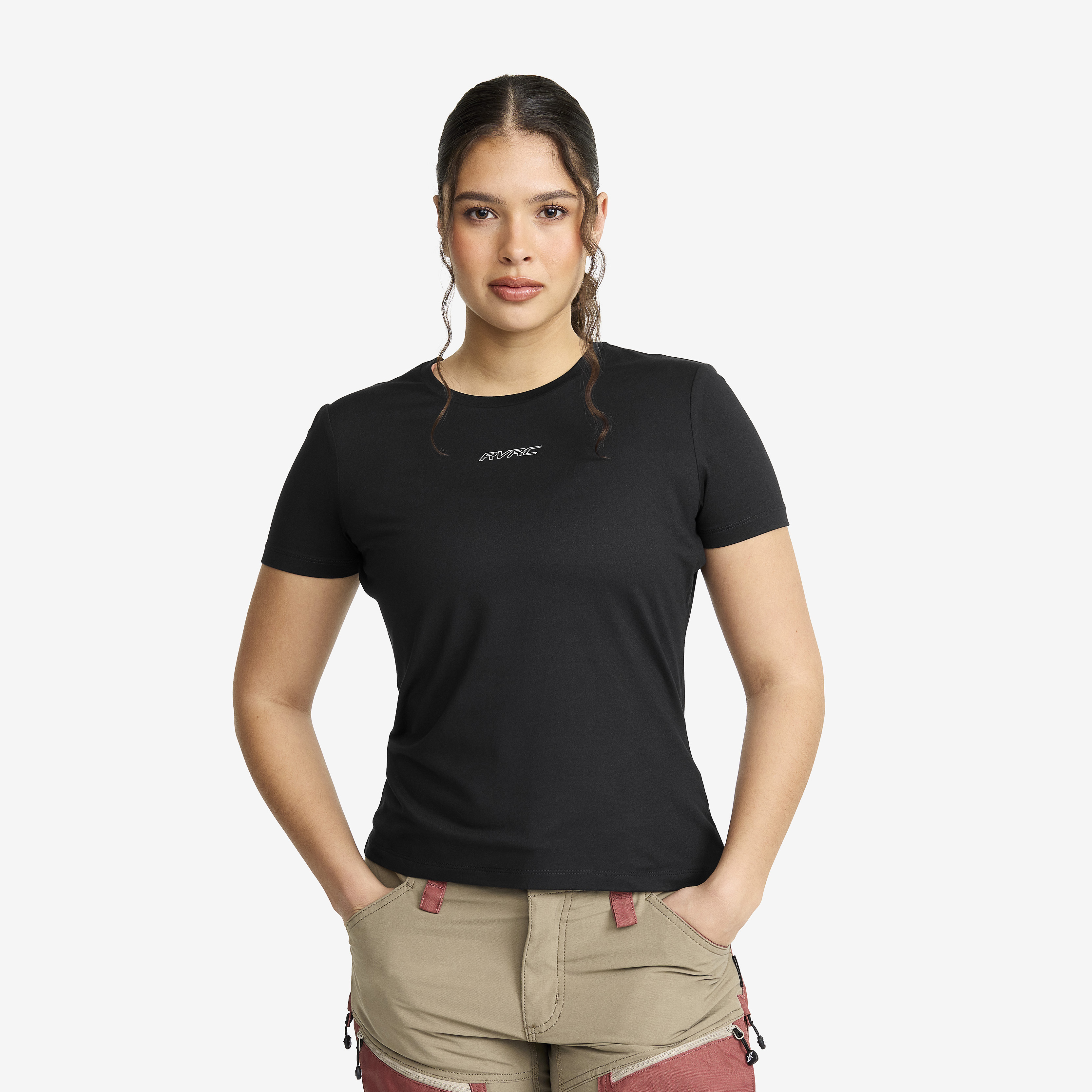 Mission Logo T-shirt Black Dame,