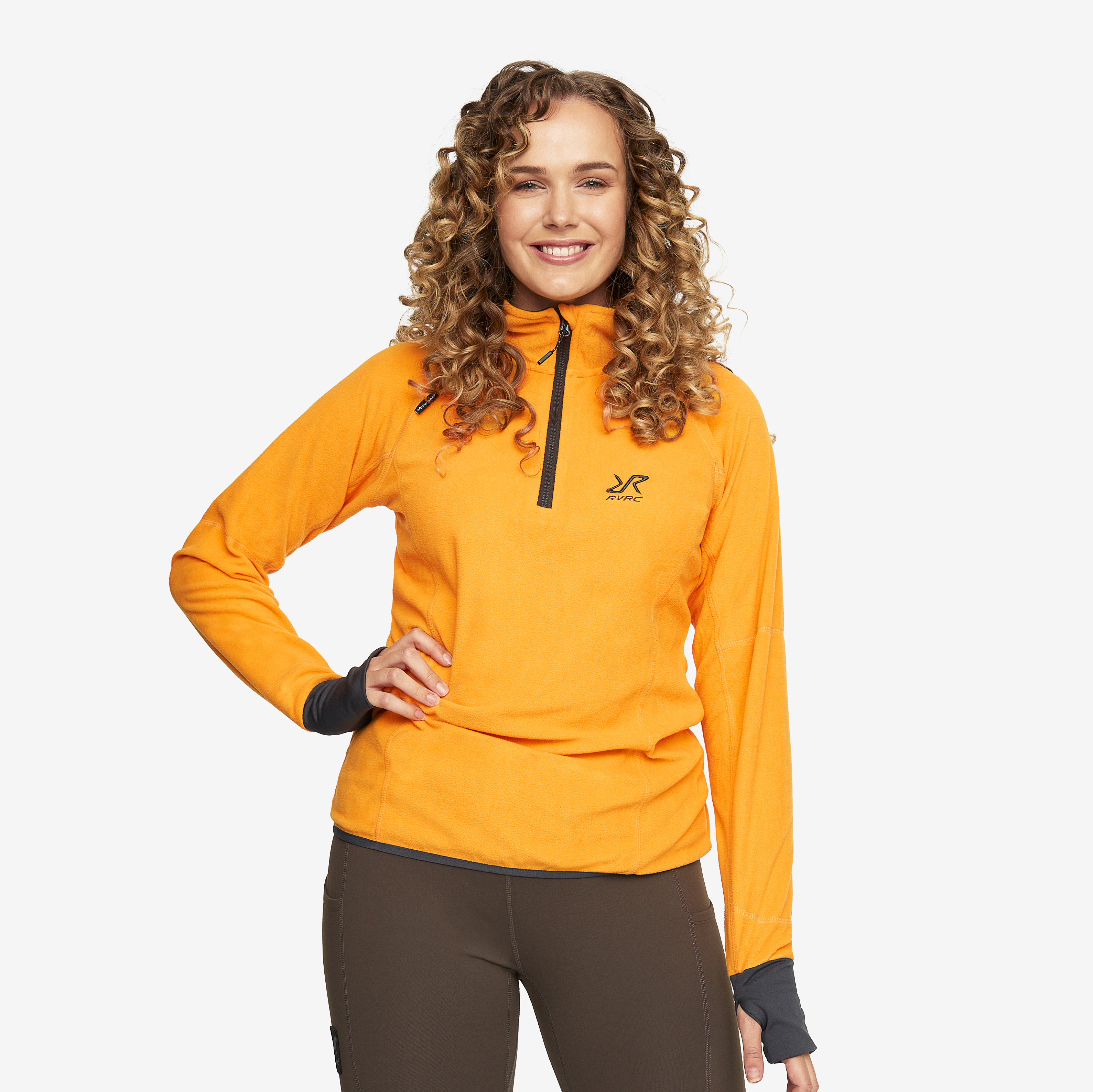 Trekker Fleece Radiant Yellow Damen,