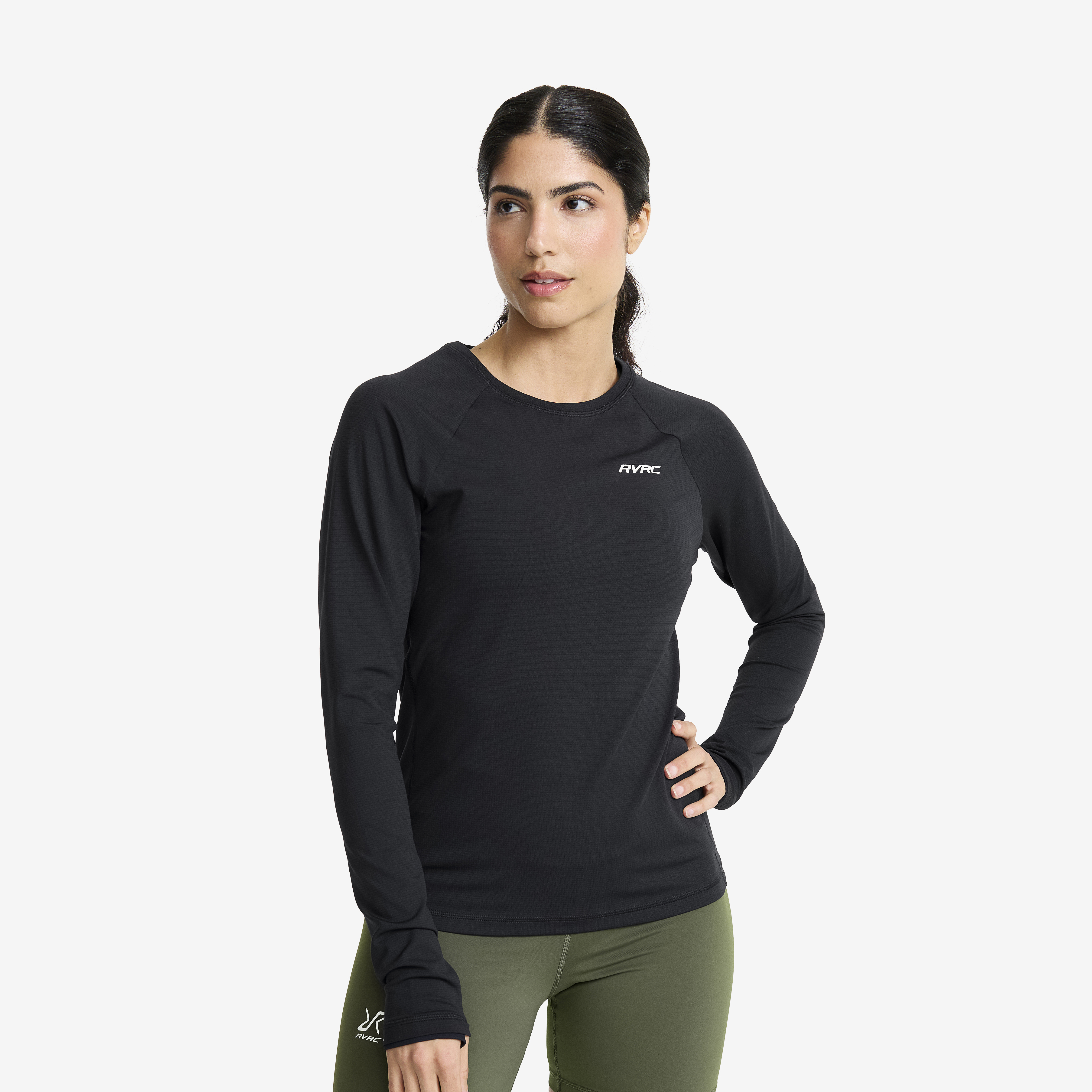 Pulse Active Long-sleeved T-shirt Black Damen, 