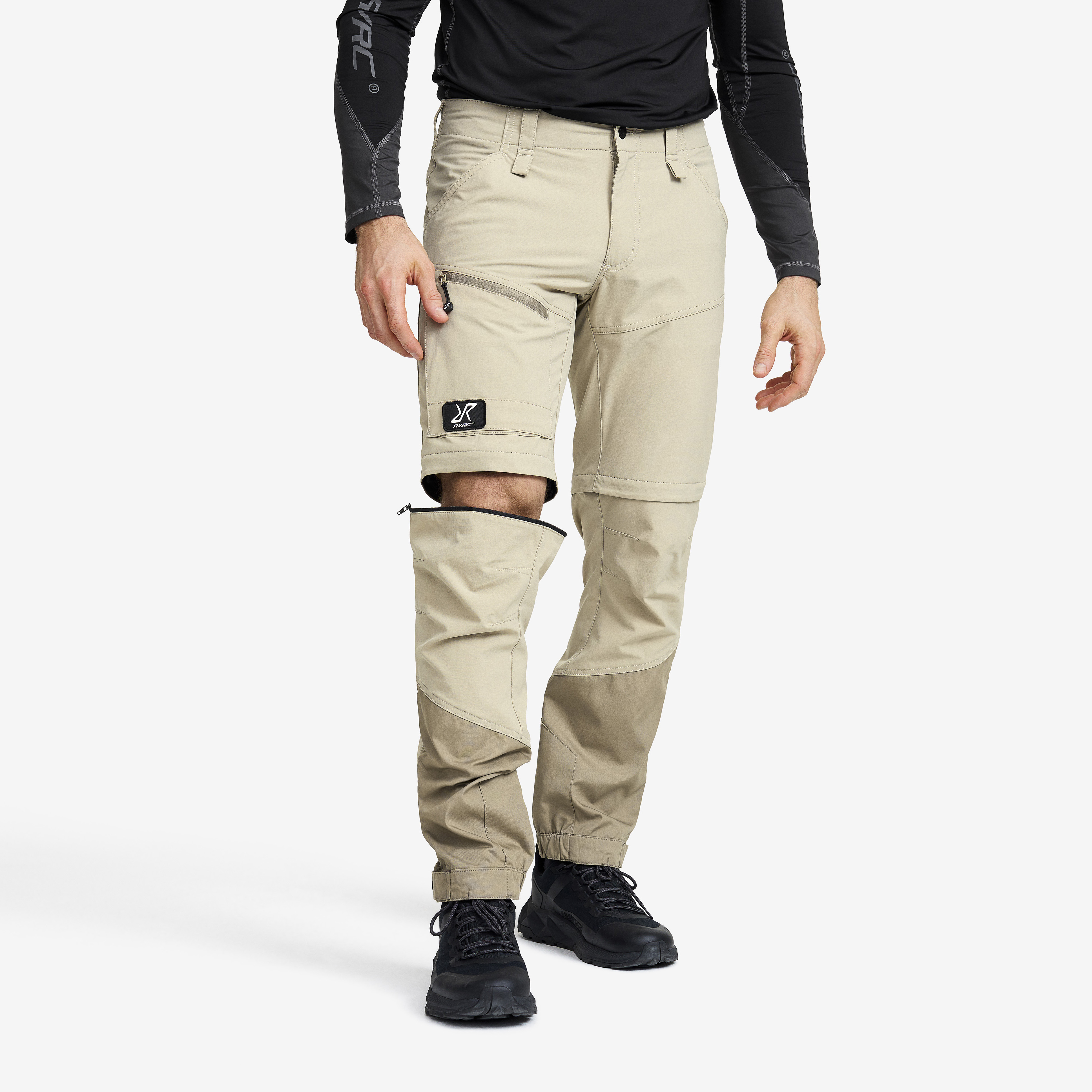 Range Pro Zip-off Pants Aluminium/Brindle Hombres