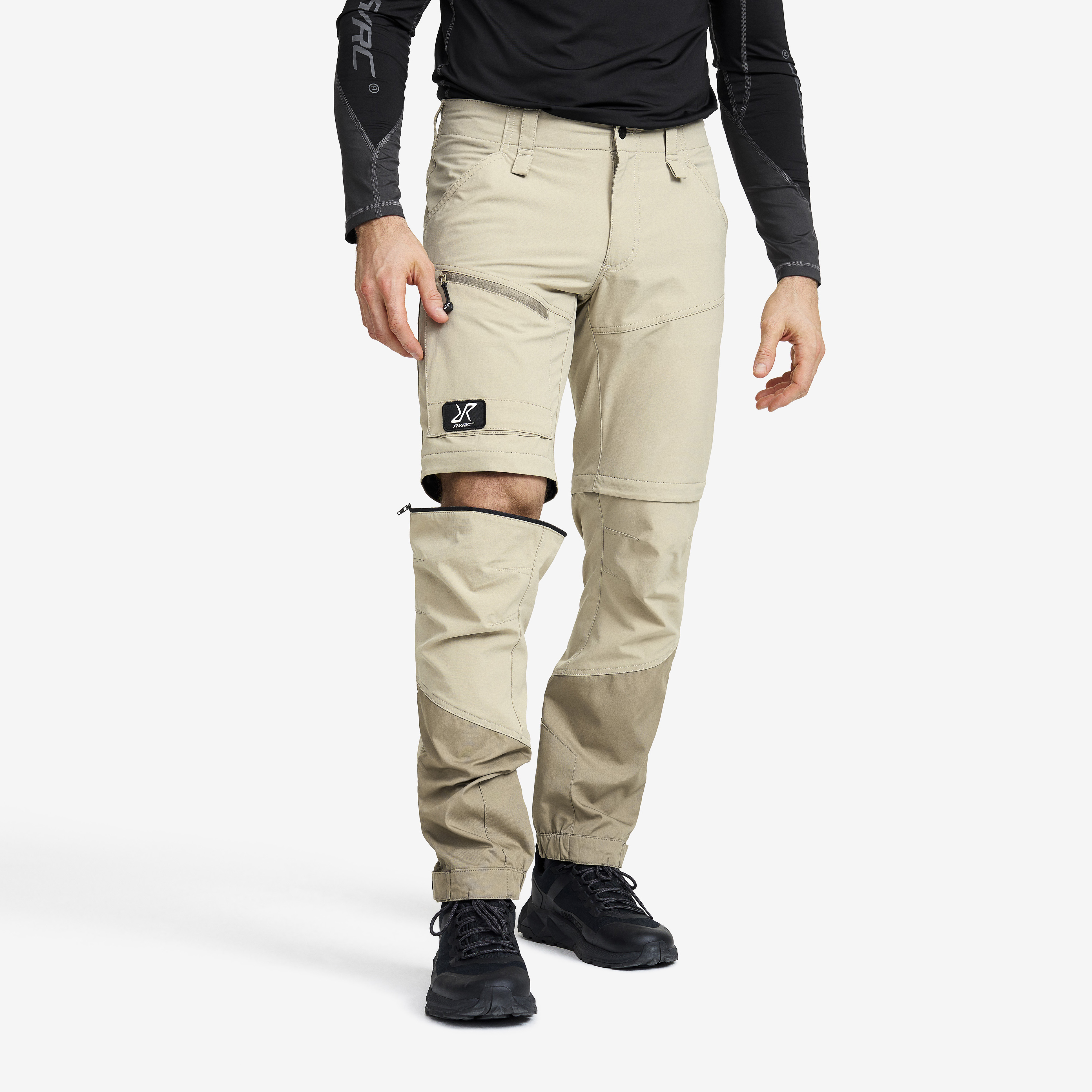 Range Pro Zip-off Pants Aluminium/Brindle Miehet