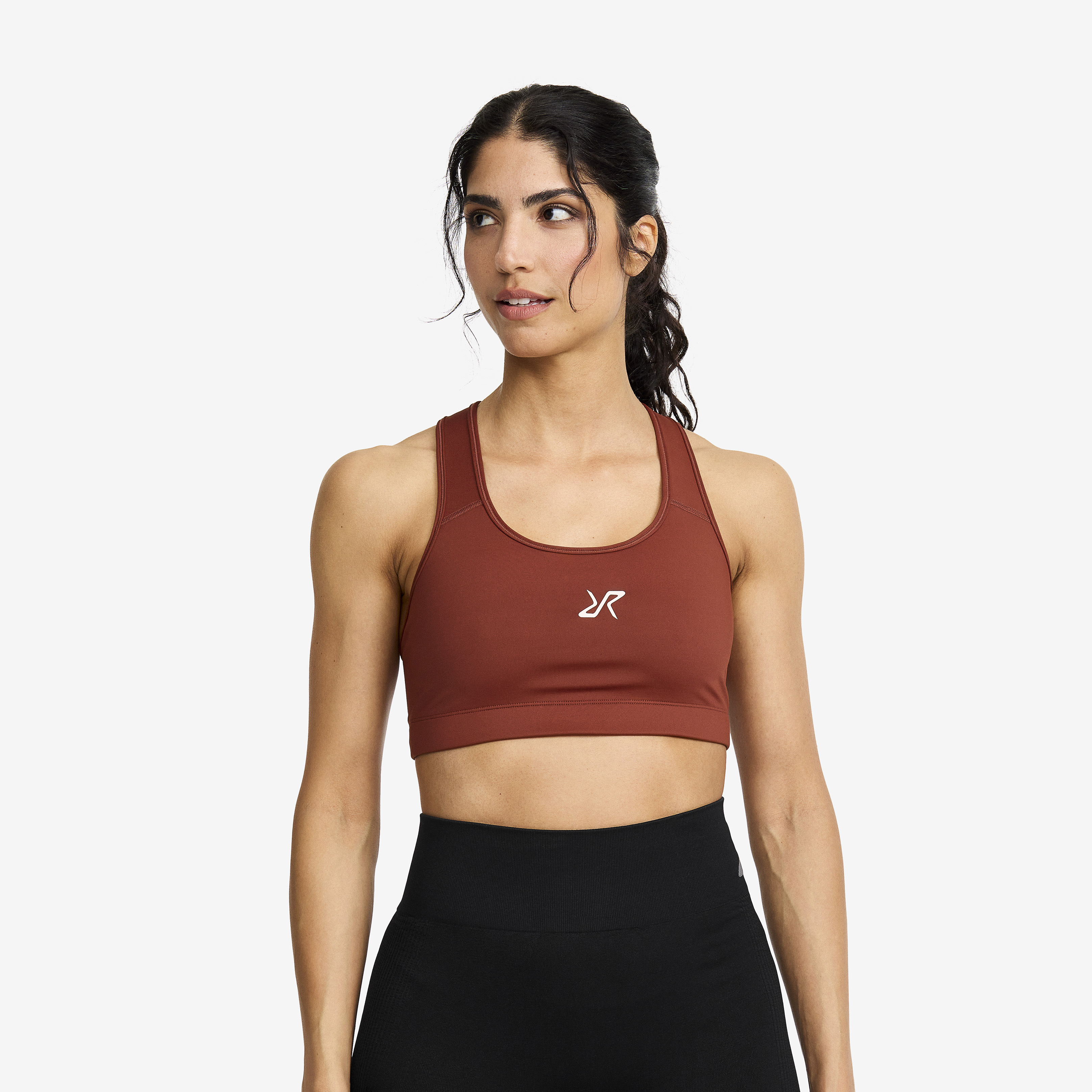 RVRC Sports Bra – Dam – Fired Brick Storlek:S – Dam > Underkläder