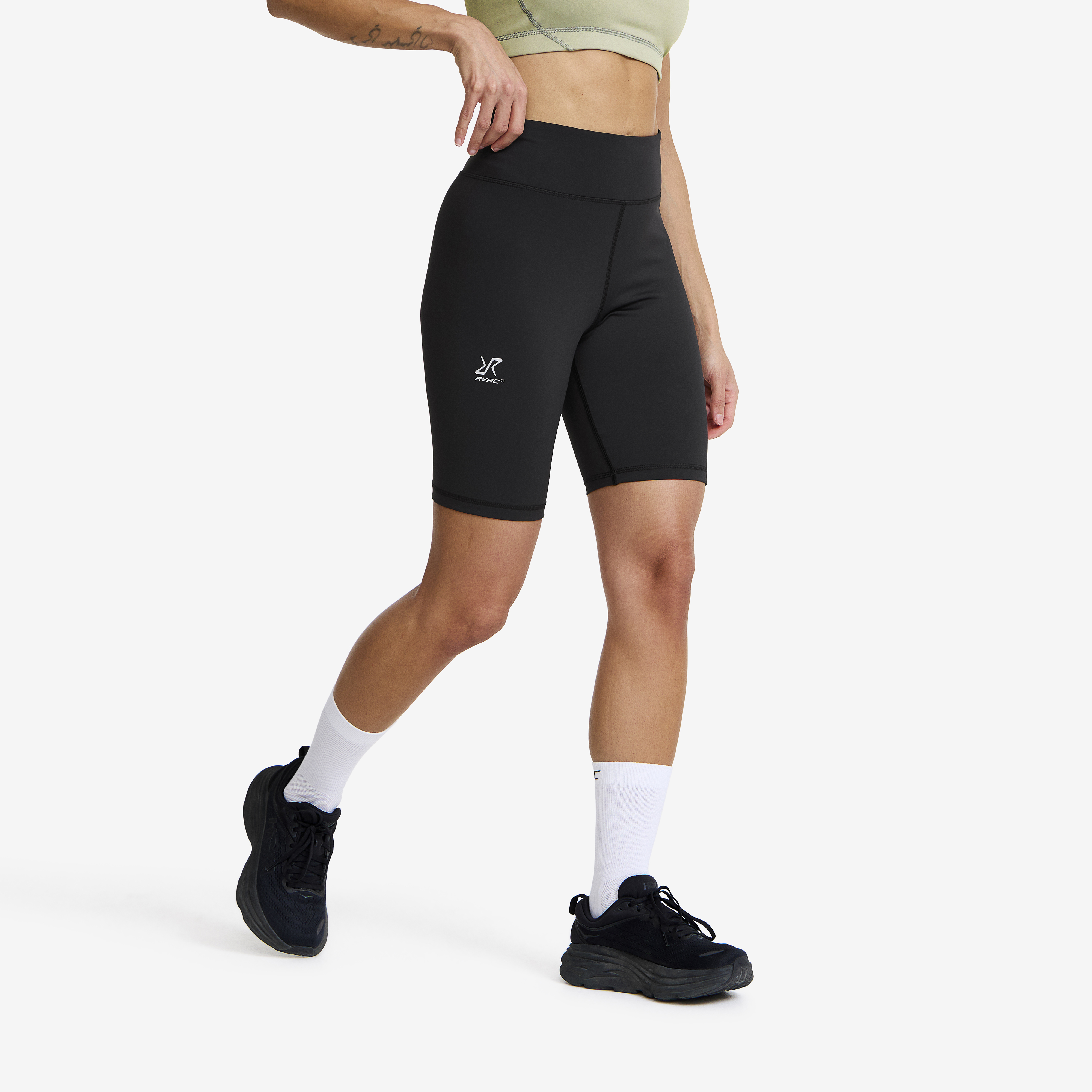 Flow High-waisted Biker Shorts – Dam – Black Storlek:S – Outdoor Tights