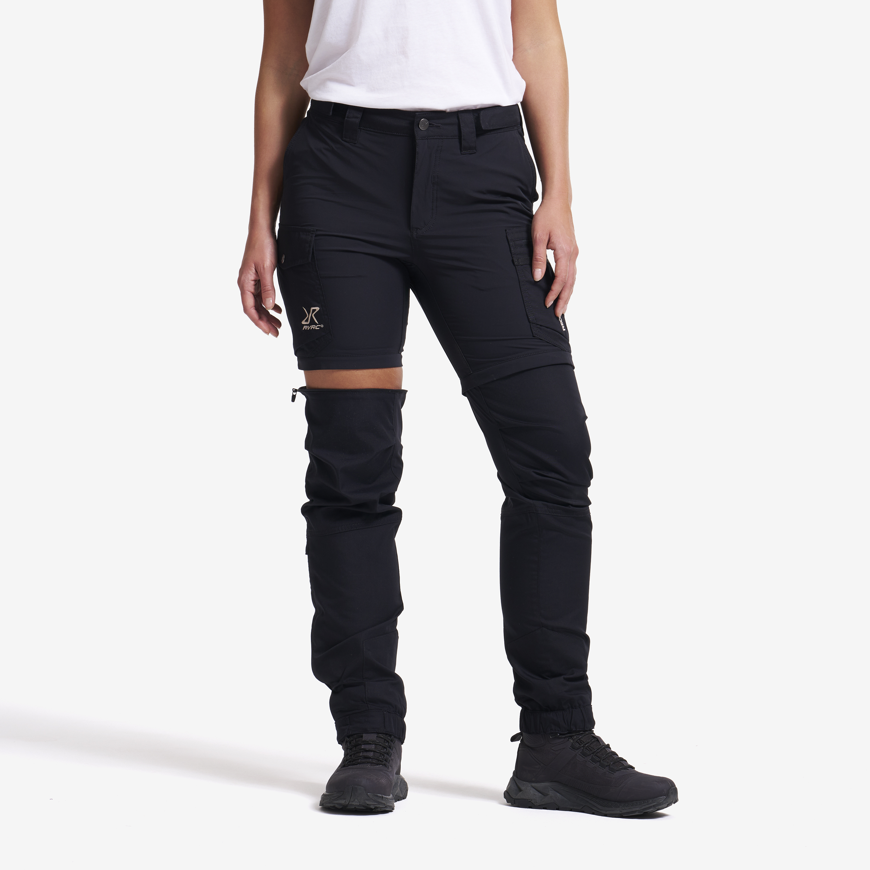 Rambler Lightweight Zip-off Pants Black Dam,