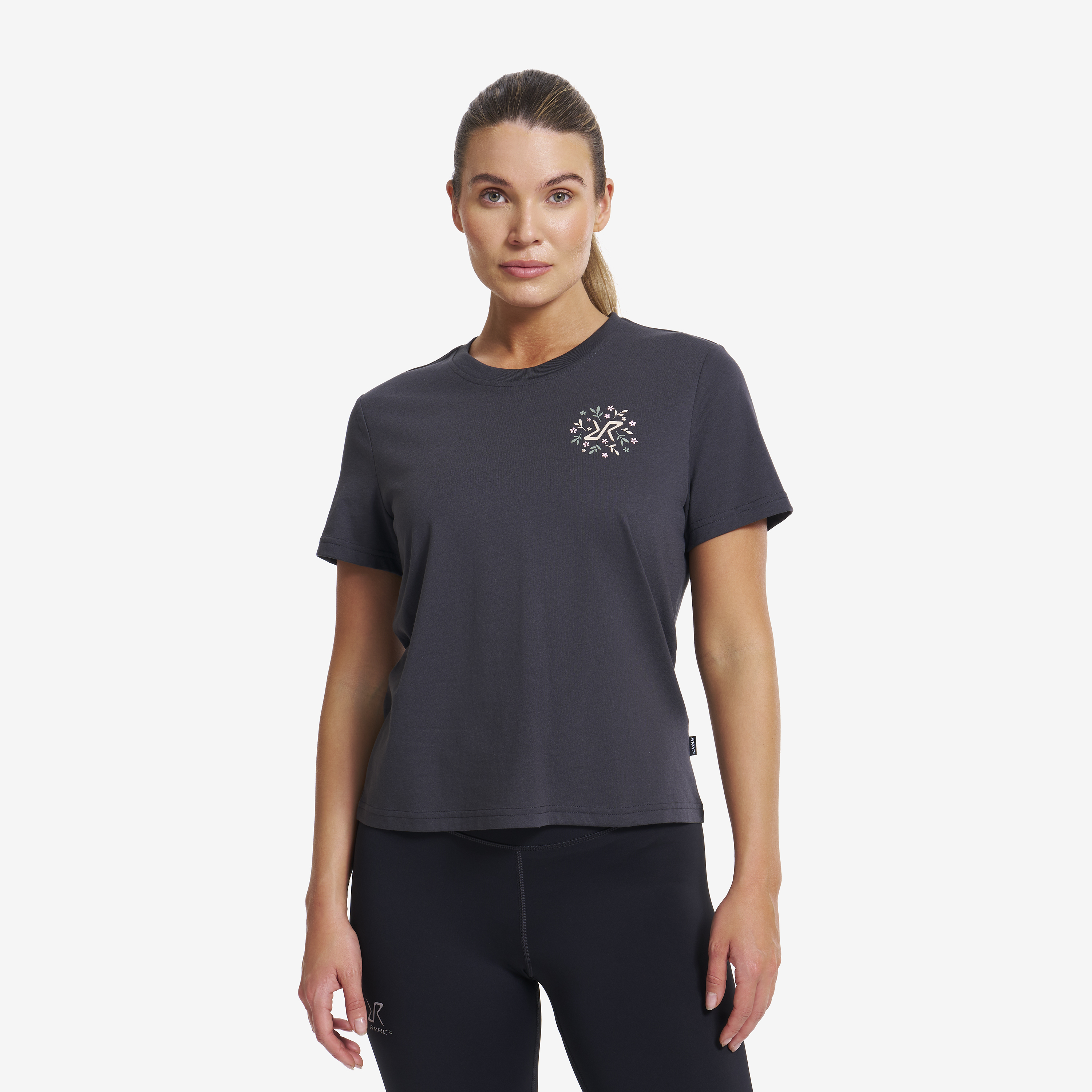 Easy Graphic T-shirt Anthracite Damen, 