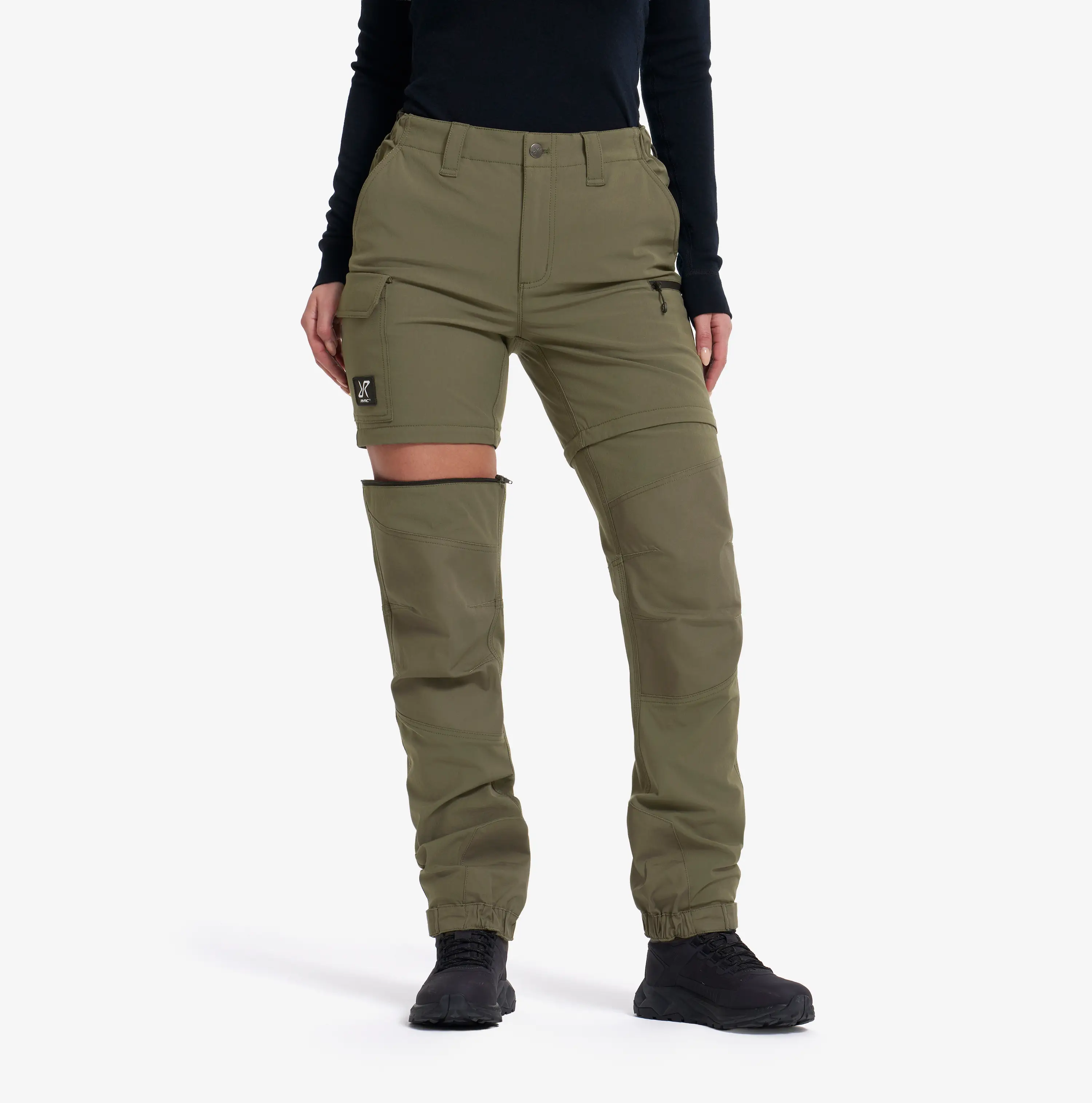 Nordwand Stretch Zip-off Trousers Grape Leaf Women,