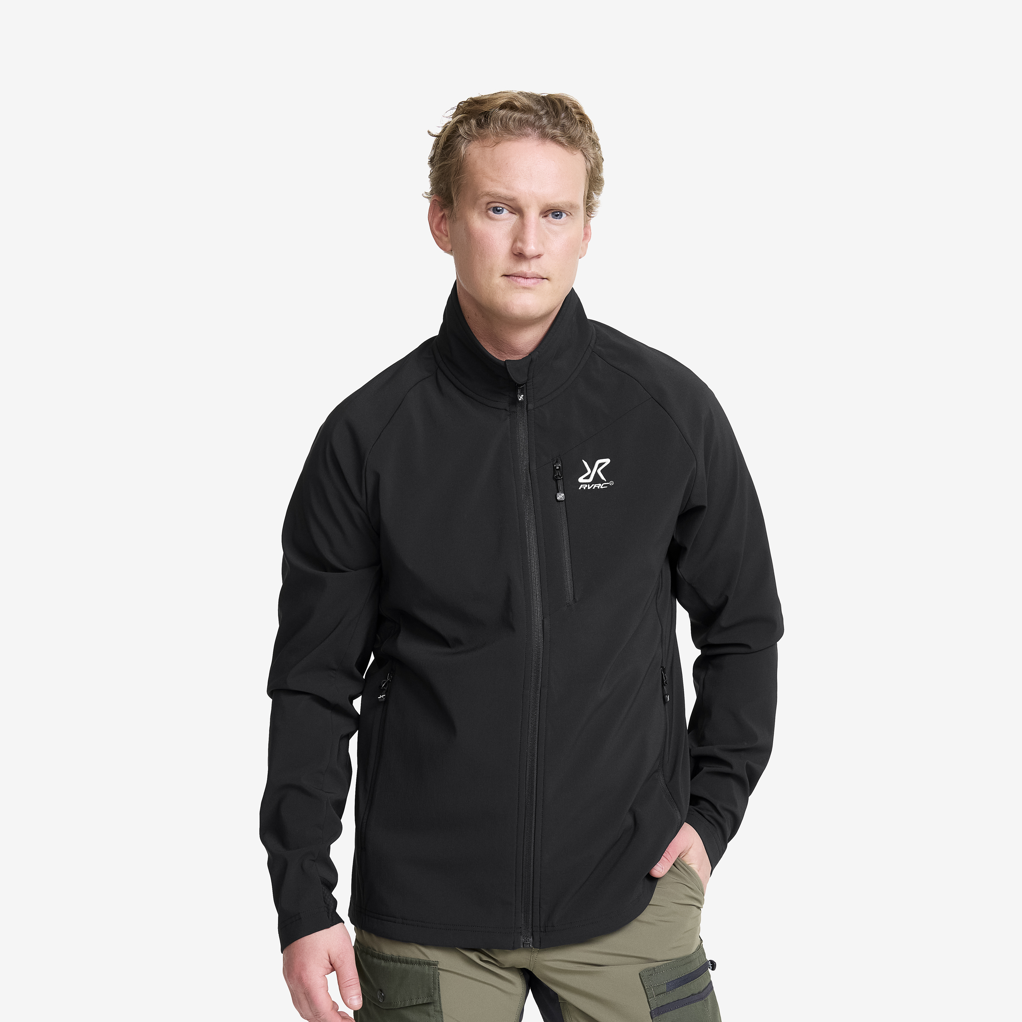 Exciter Stretch Jacket Herr Black, :XS