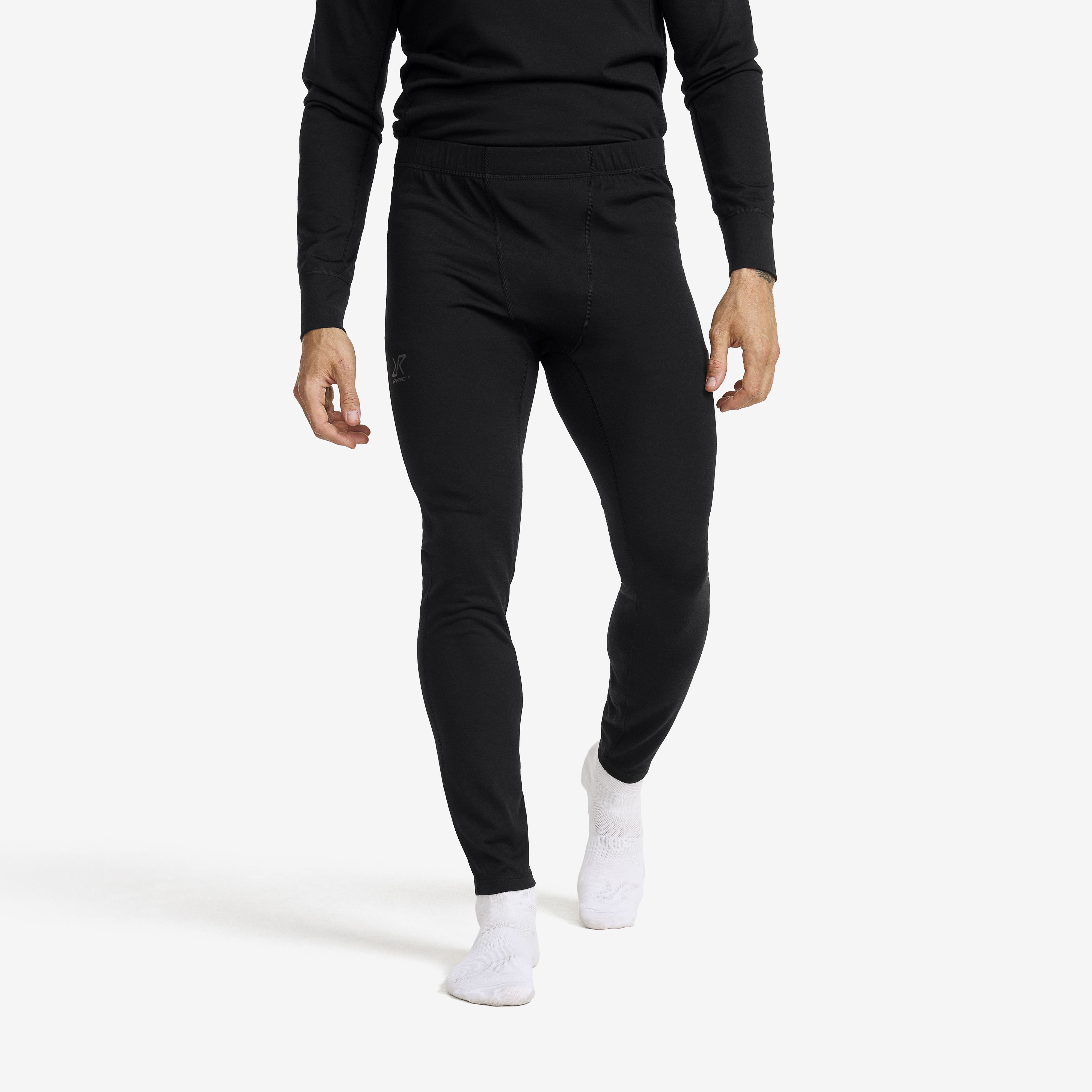 Route Merino Light Base Layer Pants Herr Black, :4XL